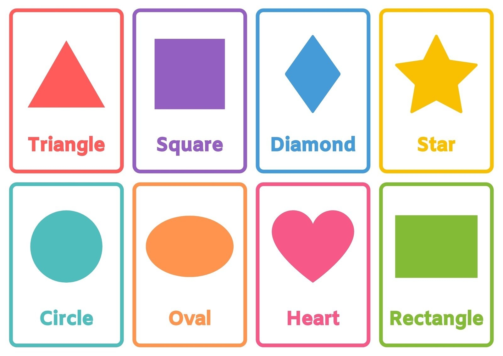 Free Printable Shapes Template