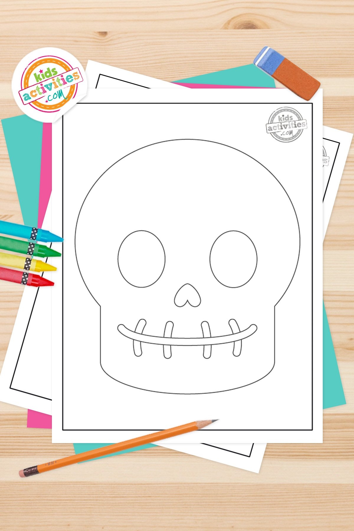 Free Printable Skull Template Kids Activities Blog
