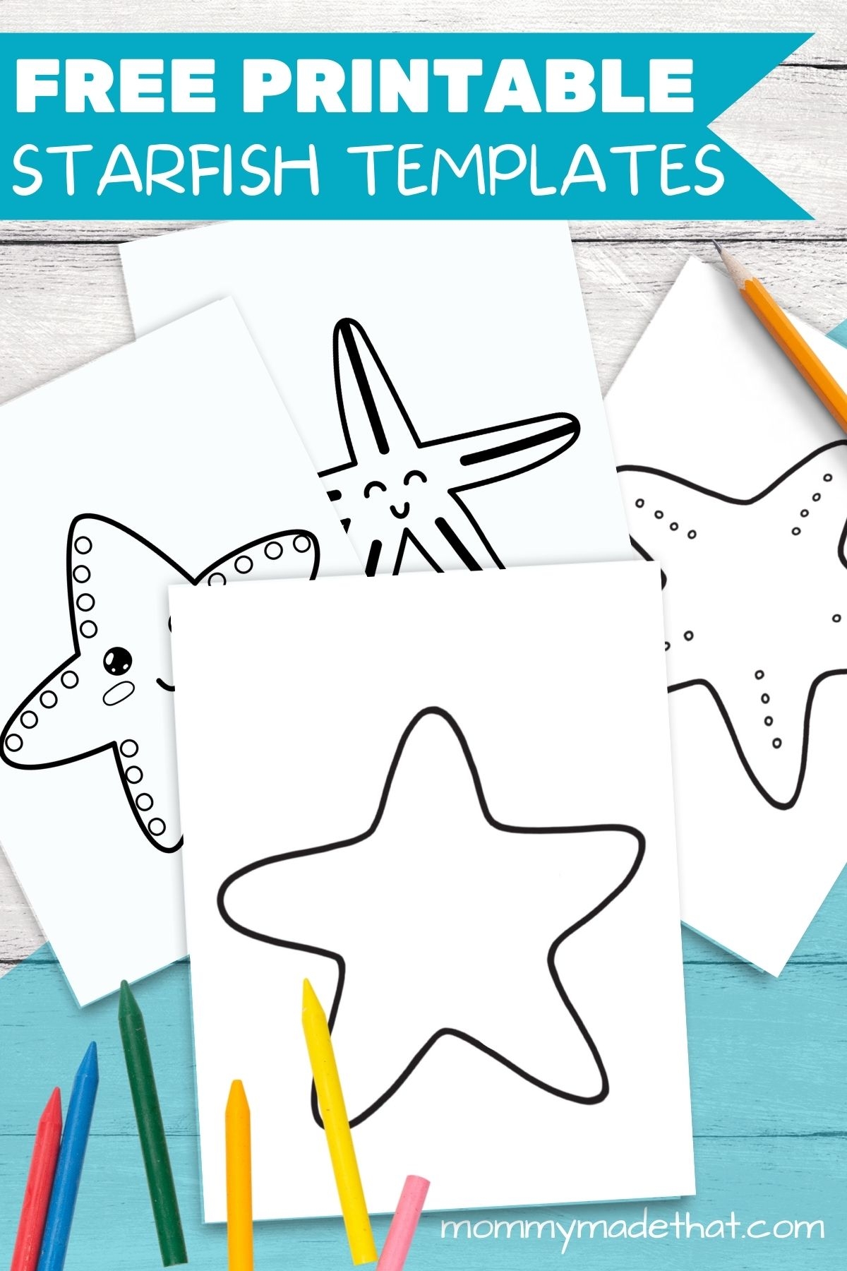Free Printable Sea Star Template