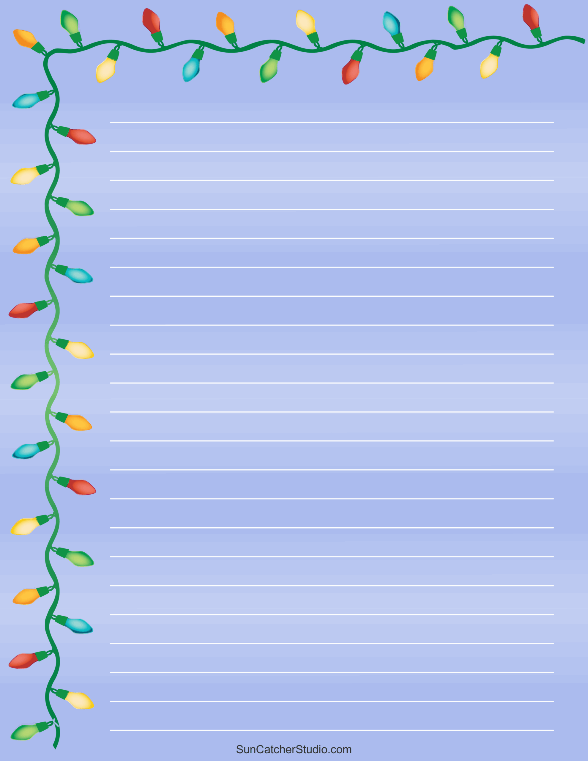 Free Printable Stationery And Lined Letter Writing Paper Free 