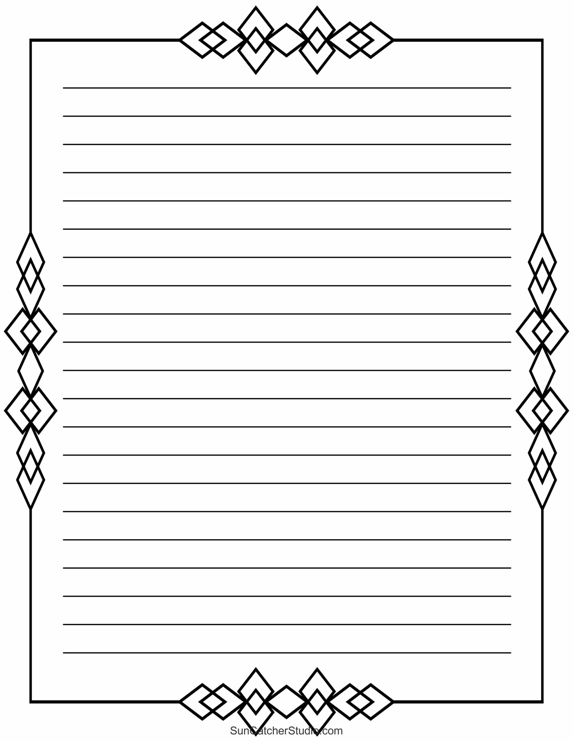 Free Printable Stationery And Lined Letter Writing Paper Free Free Printable Stationery And Lined Letter Writing Paper Free