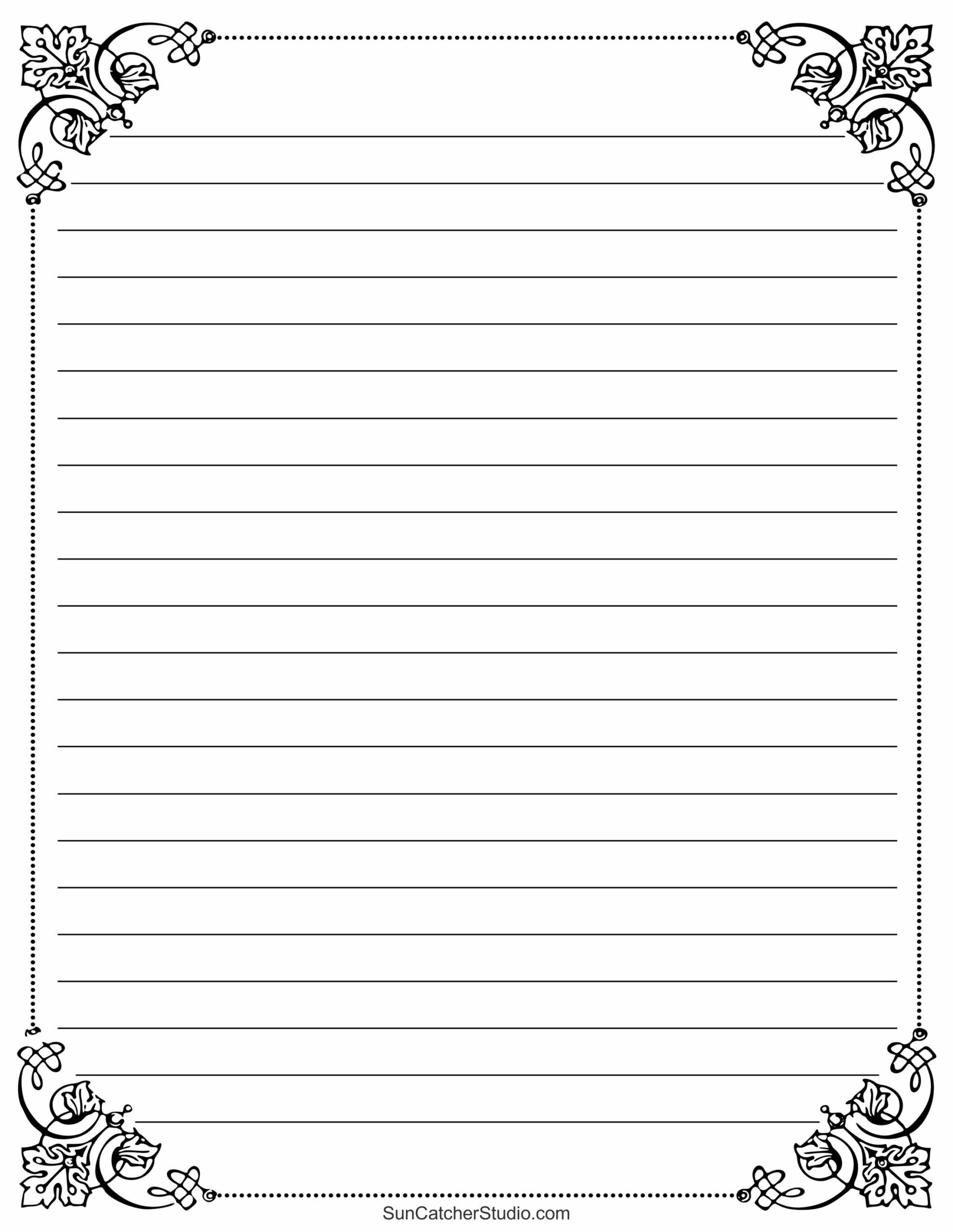 Free Printable Leter Writing Template