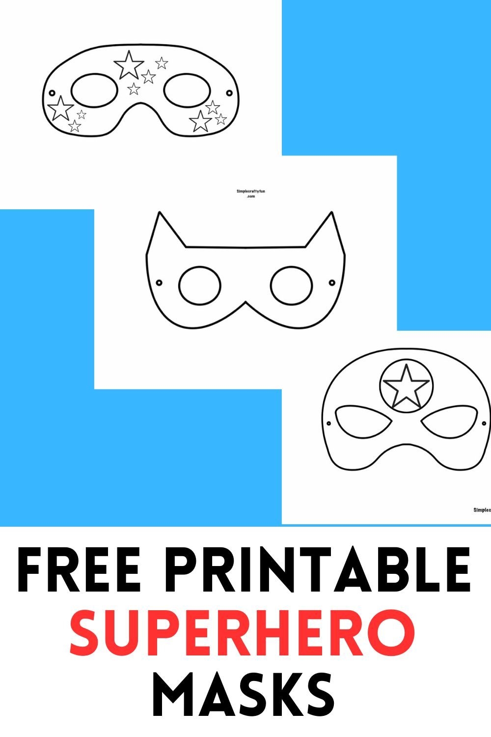 Free Printable Kids Mask Template Free Printable Kids Mask Template