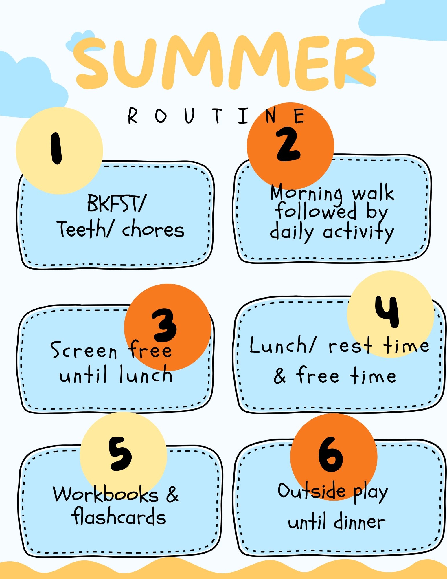 Free Printable U0026 Customizable Summer Schedule For Kids Eat 