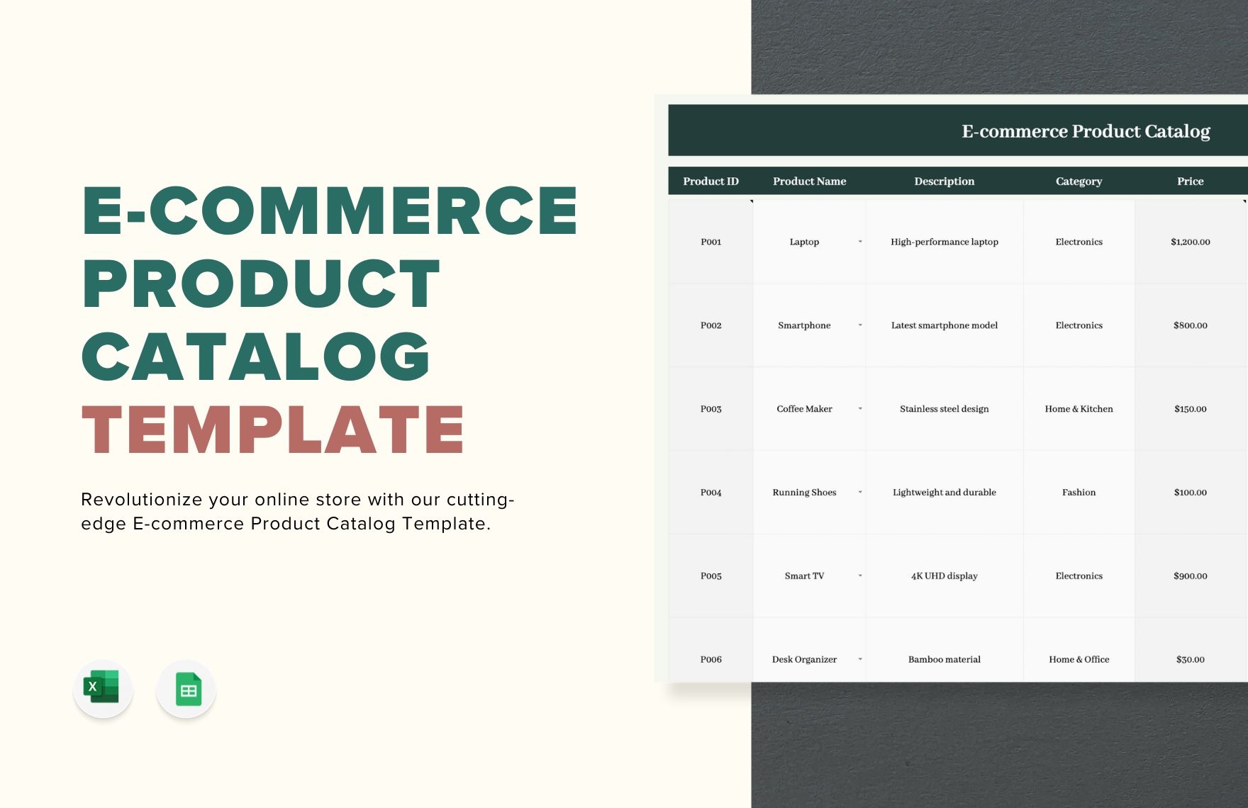 Free Product Catalog Templates Editable And Printable