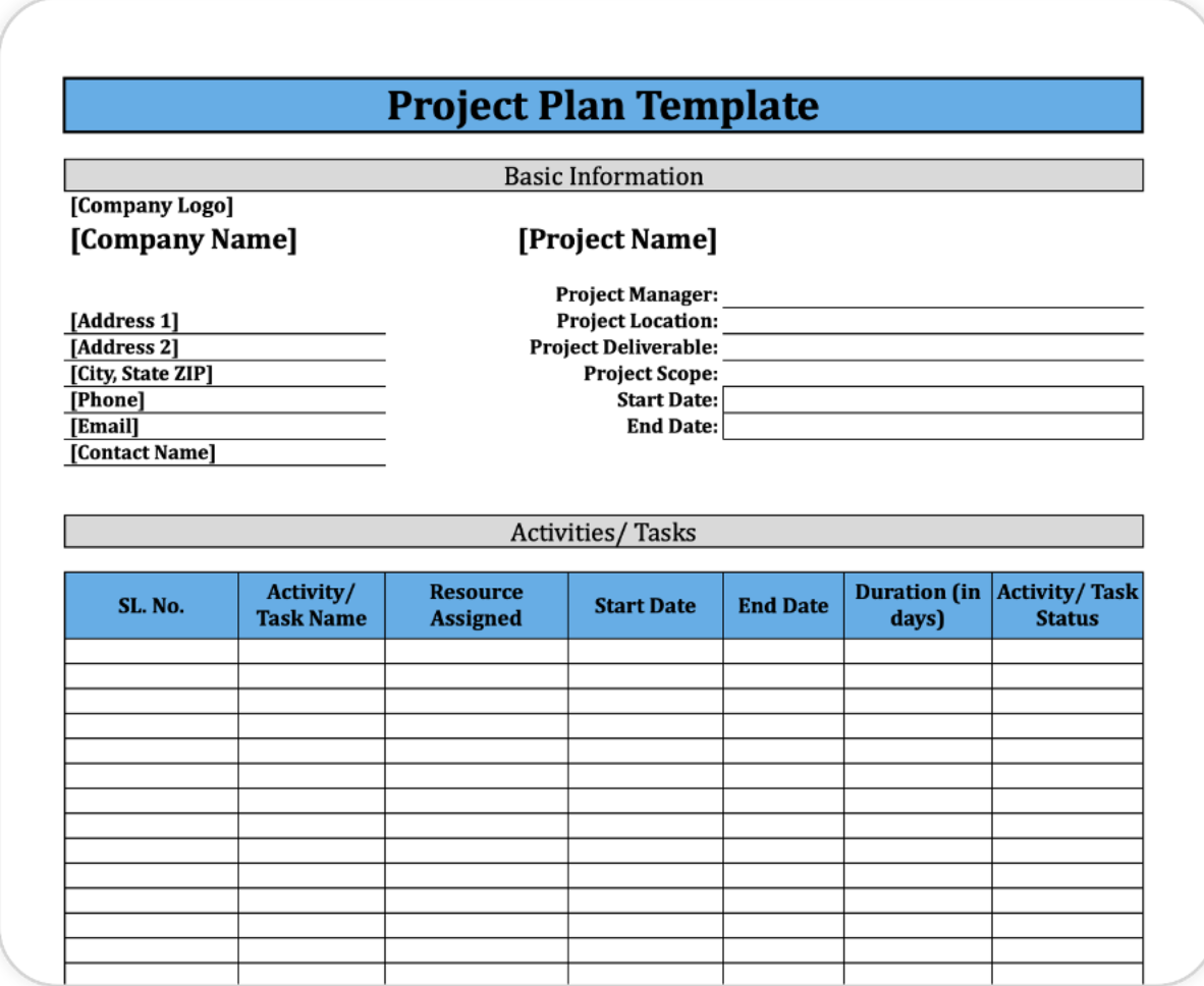 Free Project Plan Template 2024 Forbes Advisor Worksheets Free Project Plan Template 2024 Forbes Advisor Worksheets