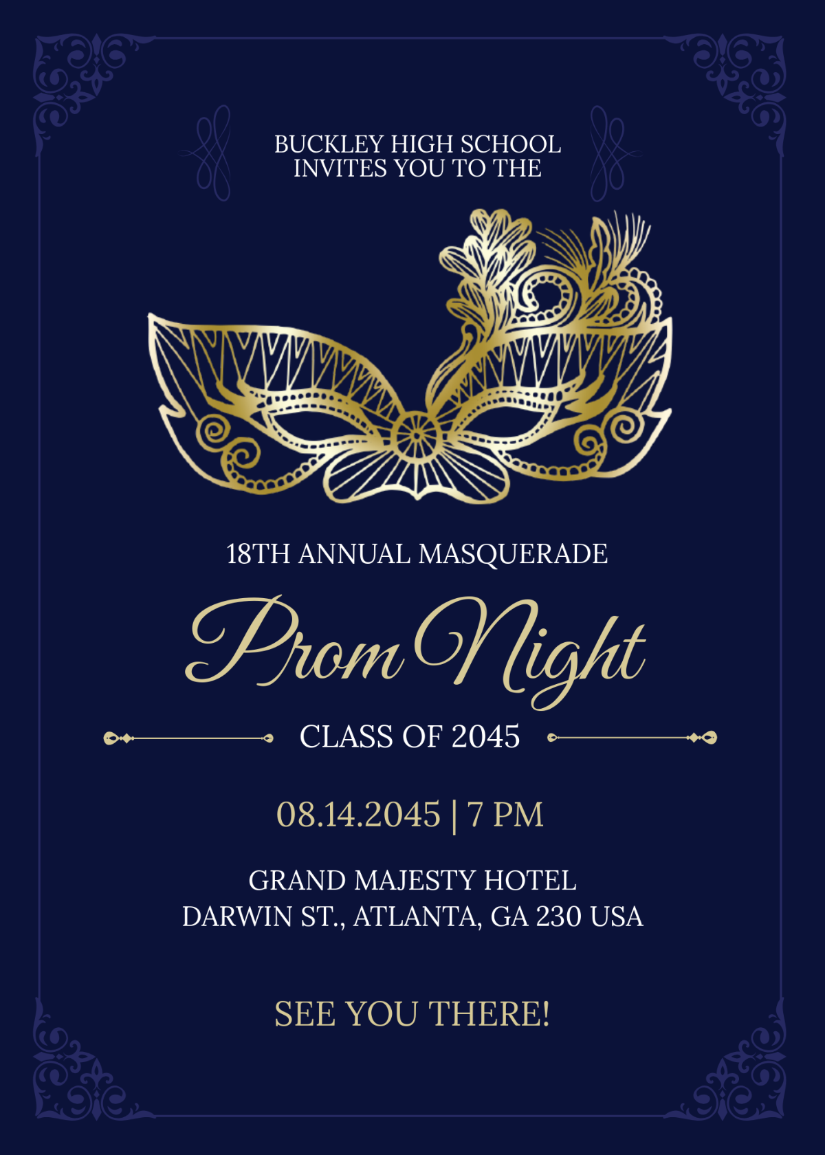 Free Prom Invitation Templates Editable And Printable Free Prom Invitation Templates Editable And Printable