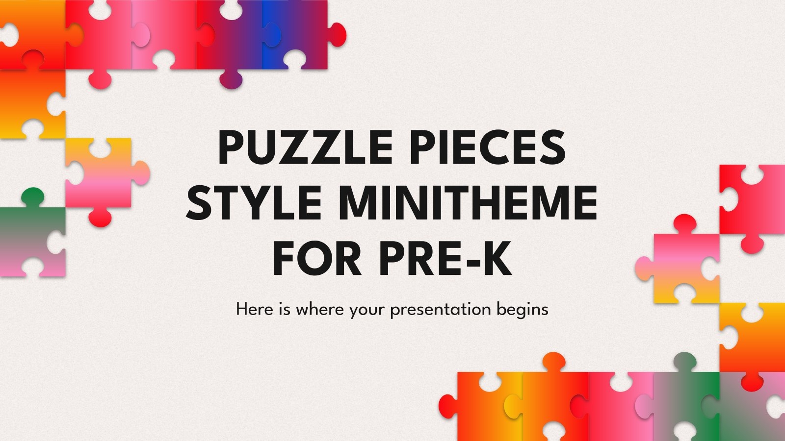 Free Puzzle styled Templates For Google Slides U0026 PowerPoint