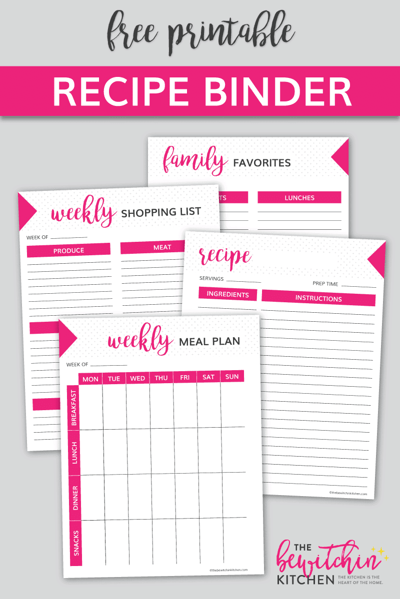 Free Printable Recipe Binder Templates Ppt Free Printable Recipe Binder Templates Ppt