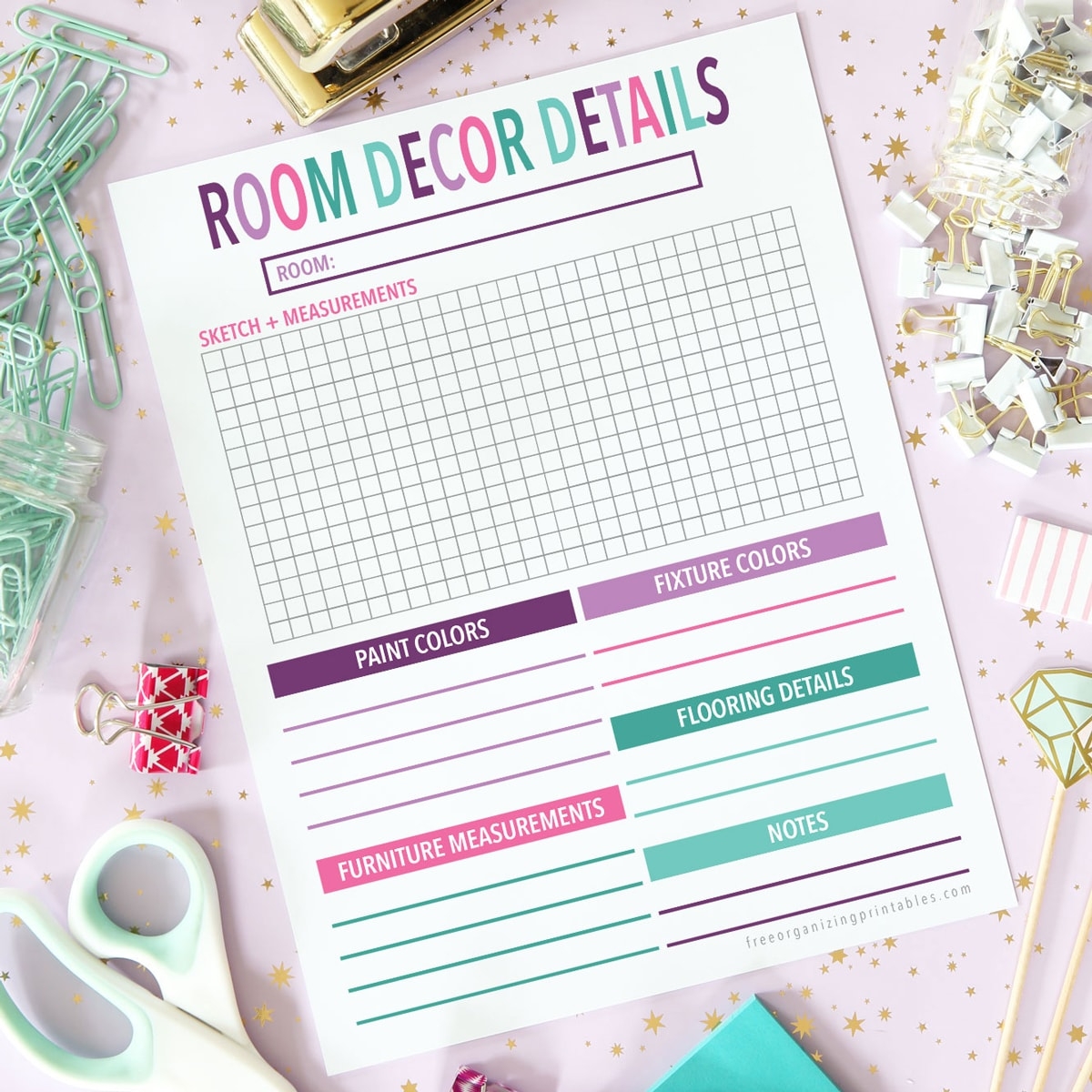 Free Room Planner Printable Free Organizing Printables