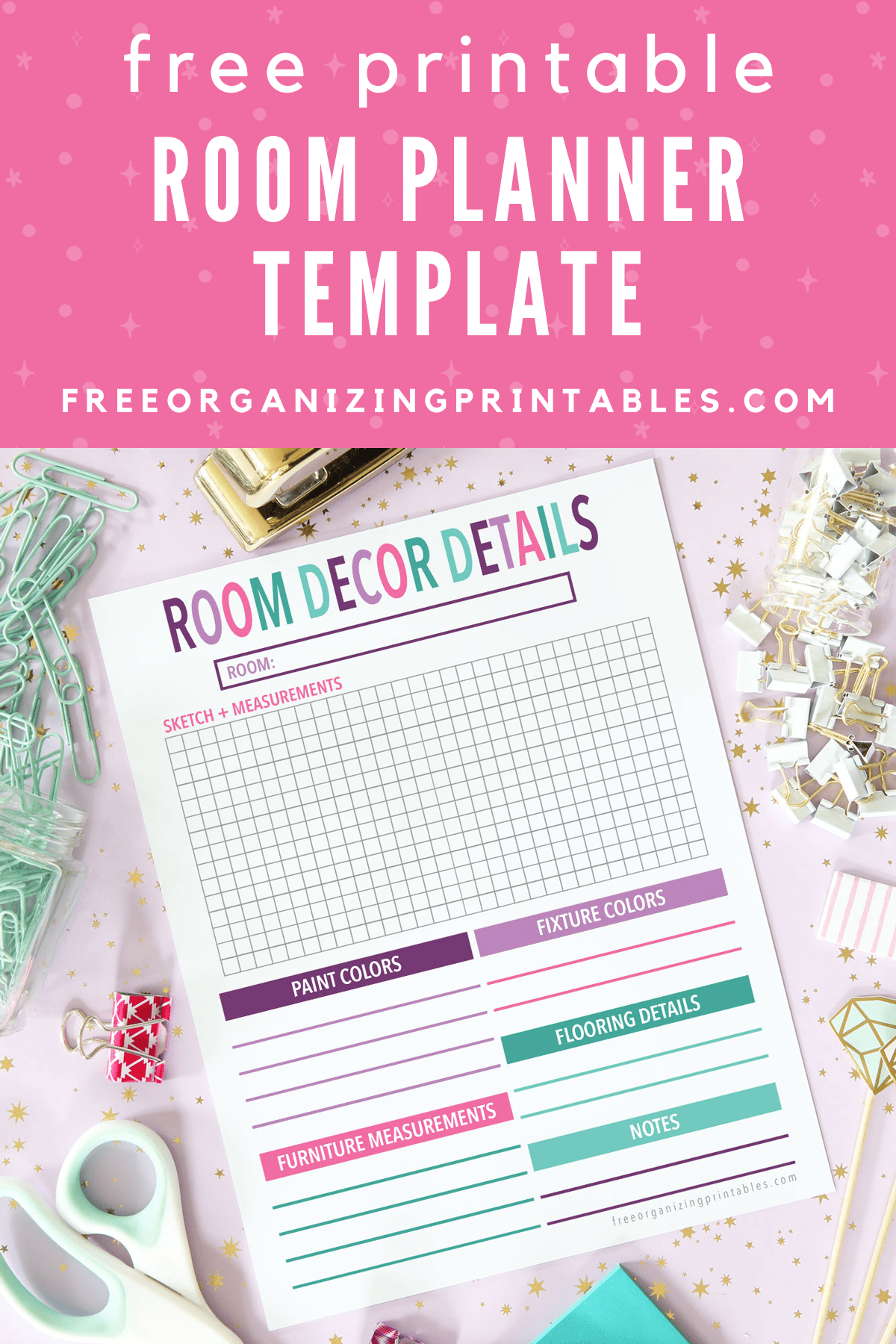 Free Printable Room Design Templates