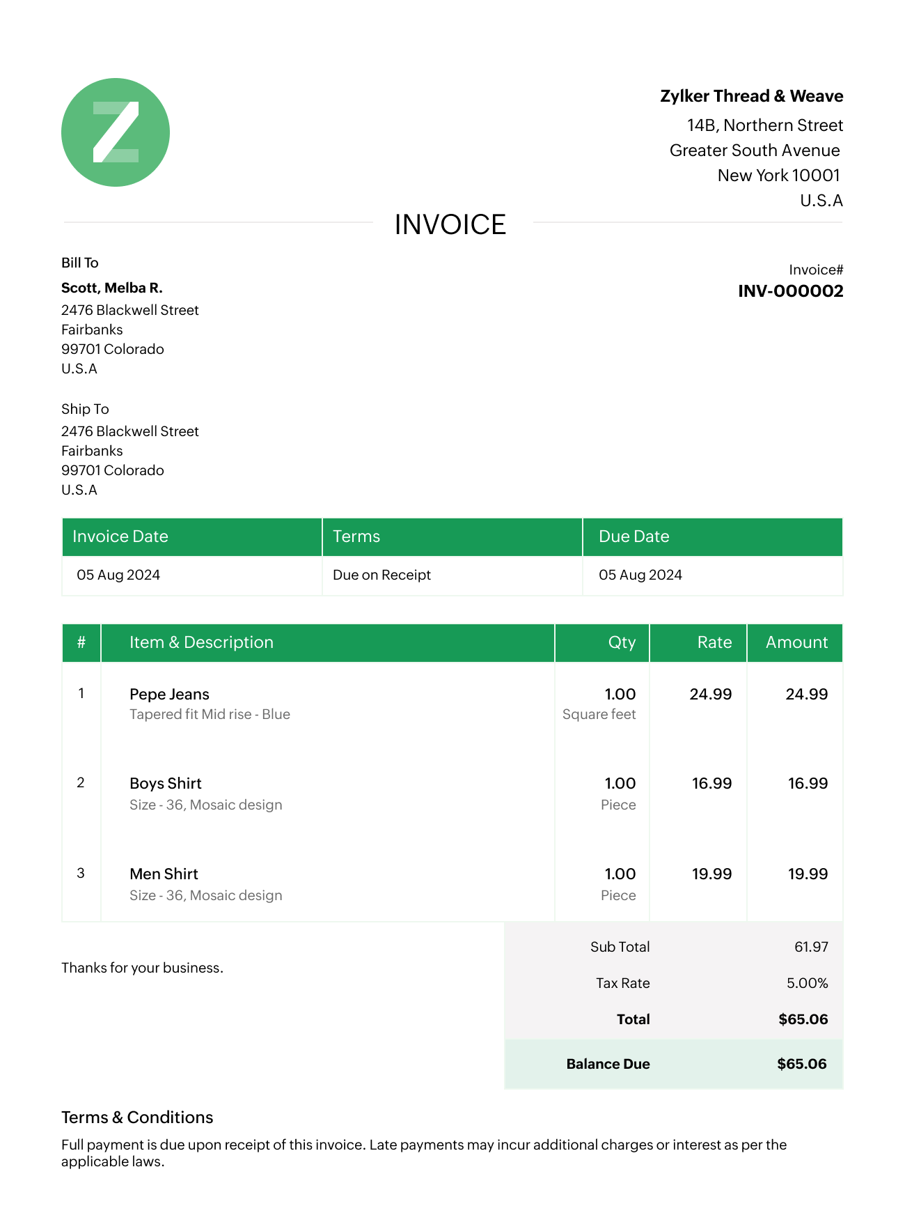 Free Sales Invoice Template For Download Free Sales Invoice Template For Download
