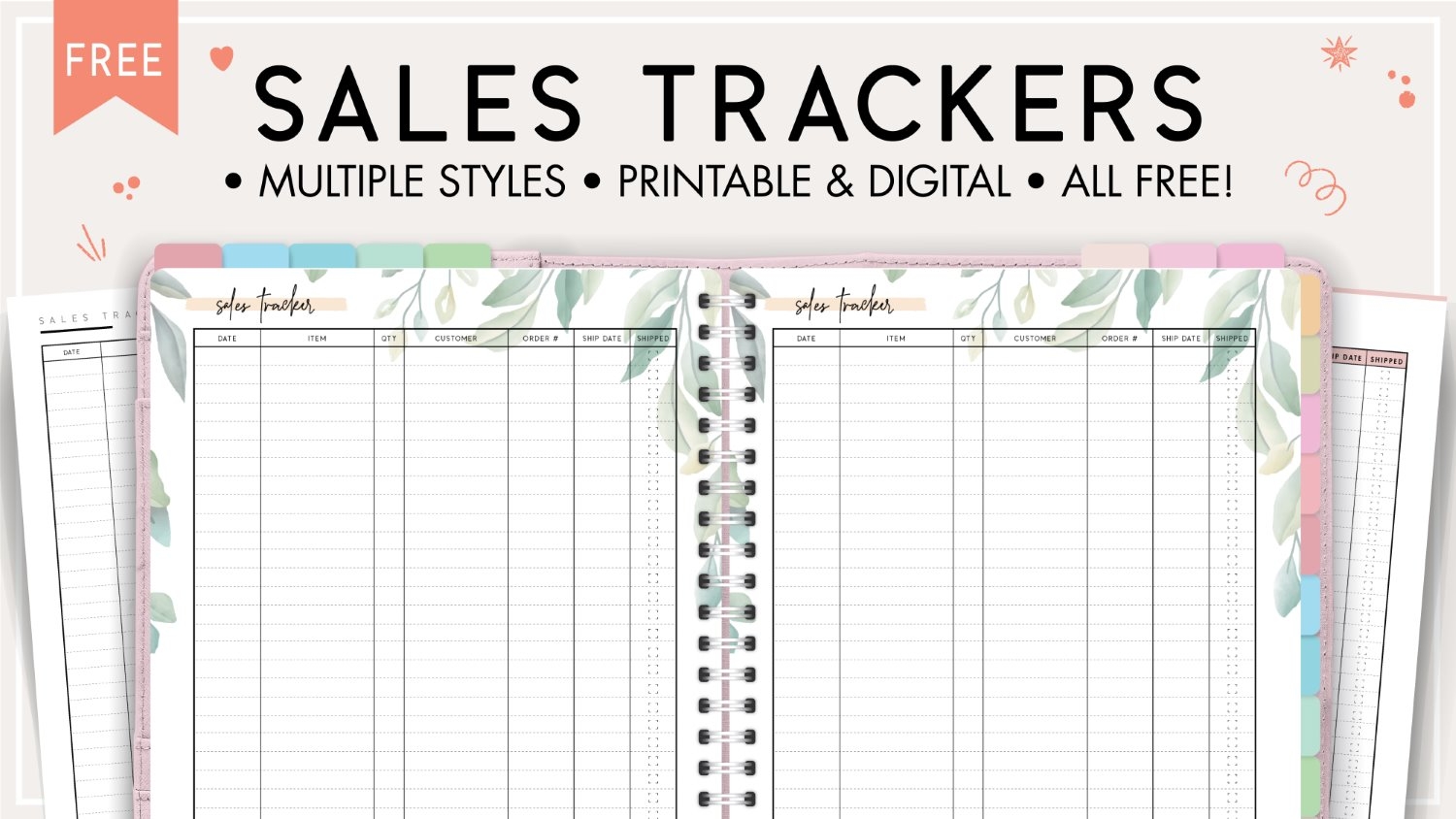 FREE Sales Tracker Template PDF World Of Printables