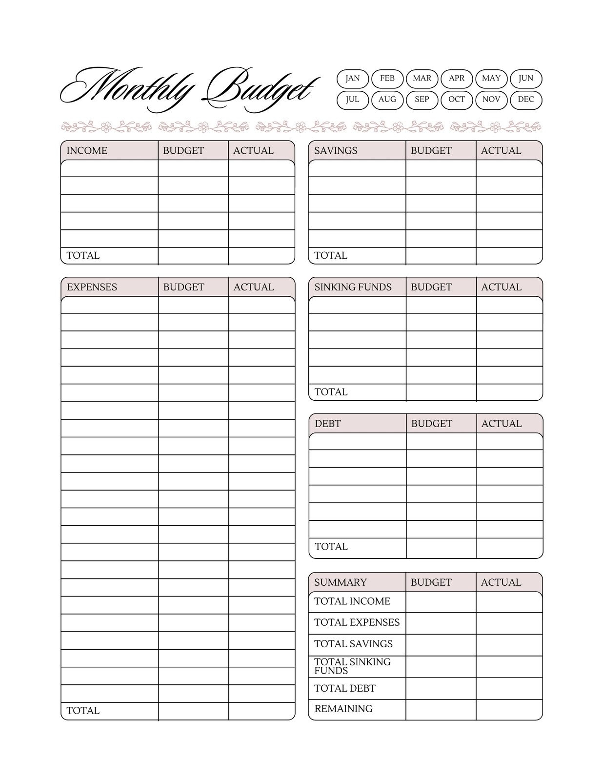 Free Simple Monthly Expense Worksheet Download Free Simple Monthly Expense Worksheet Png Images Free Worksheets On Clipart Library