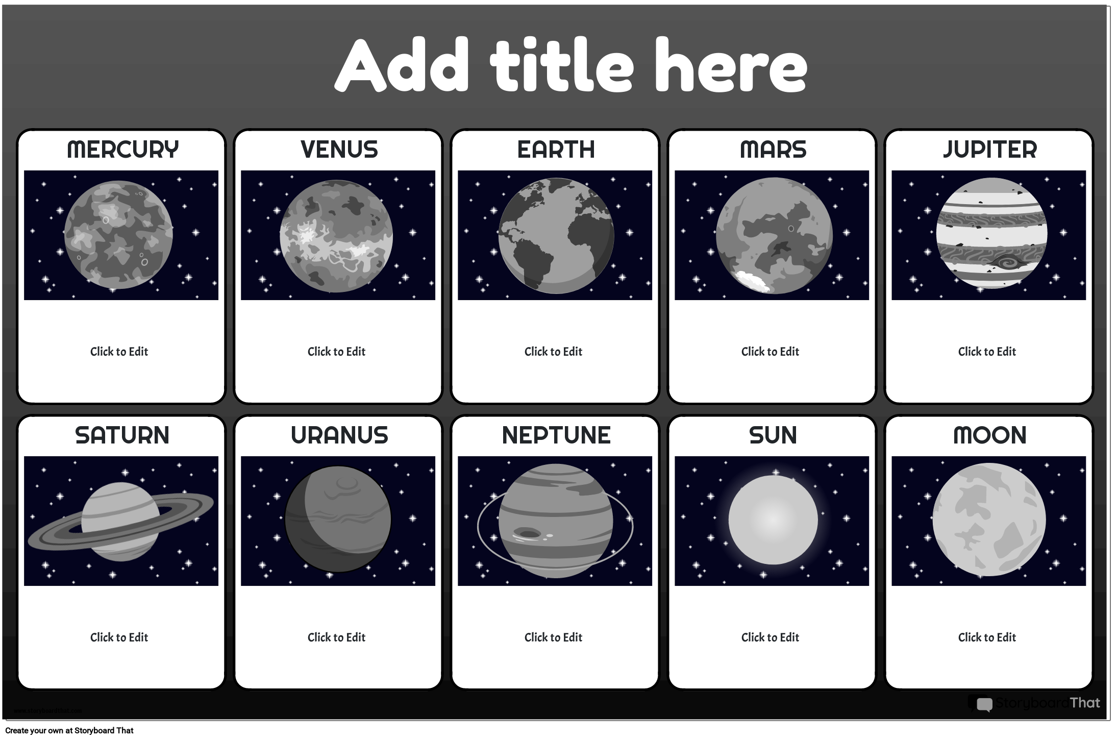 Free Solar System Posters Customize And Print Today