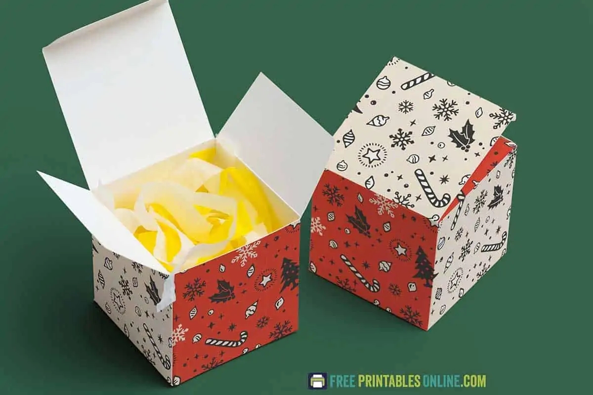 Free Printable Party Favor Box Templates Free Printable Party Favor Box Templates