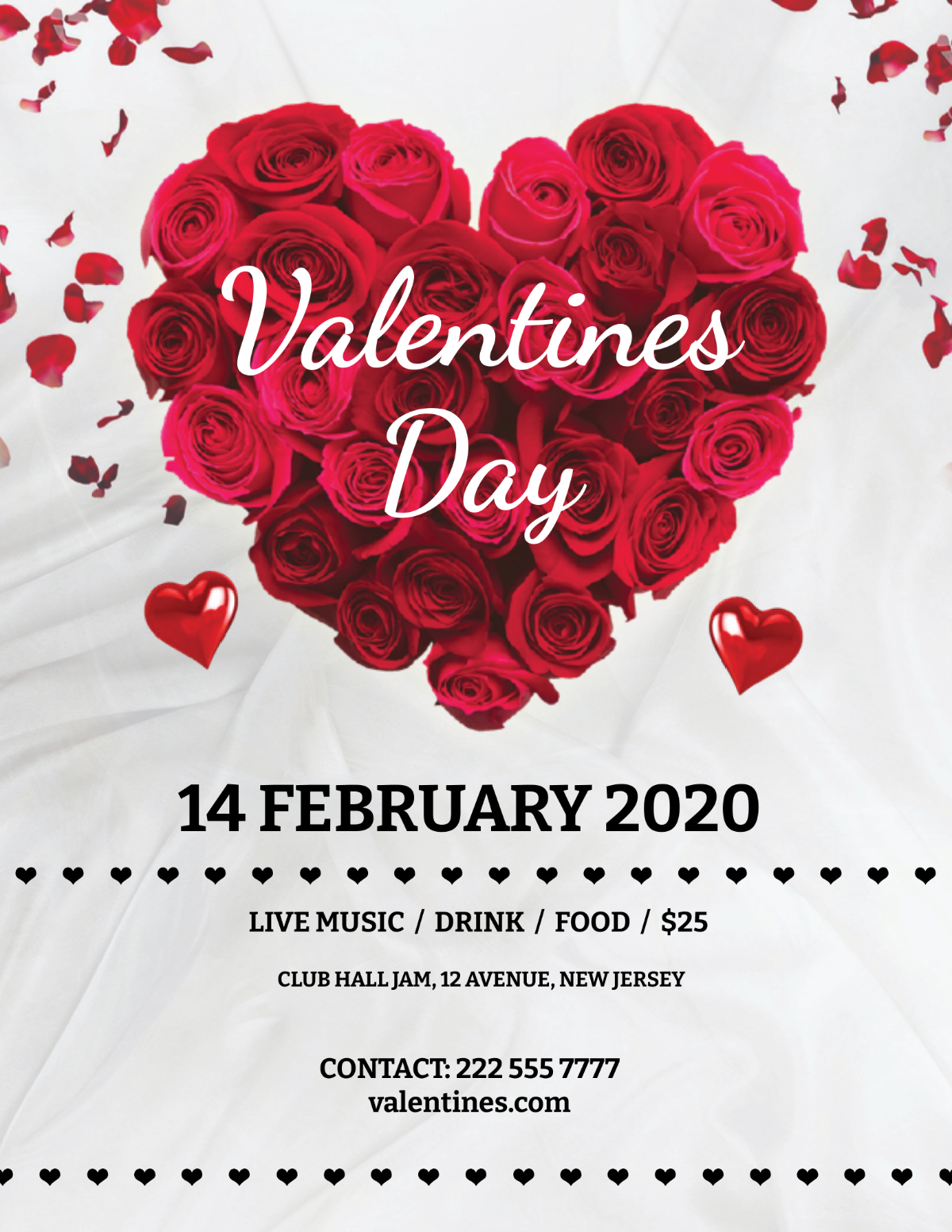 Free Printable Rose Flyer Template Free Printable Rose Flyer Template