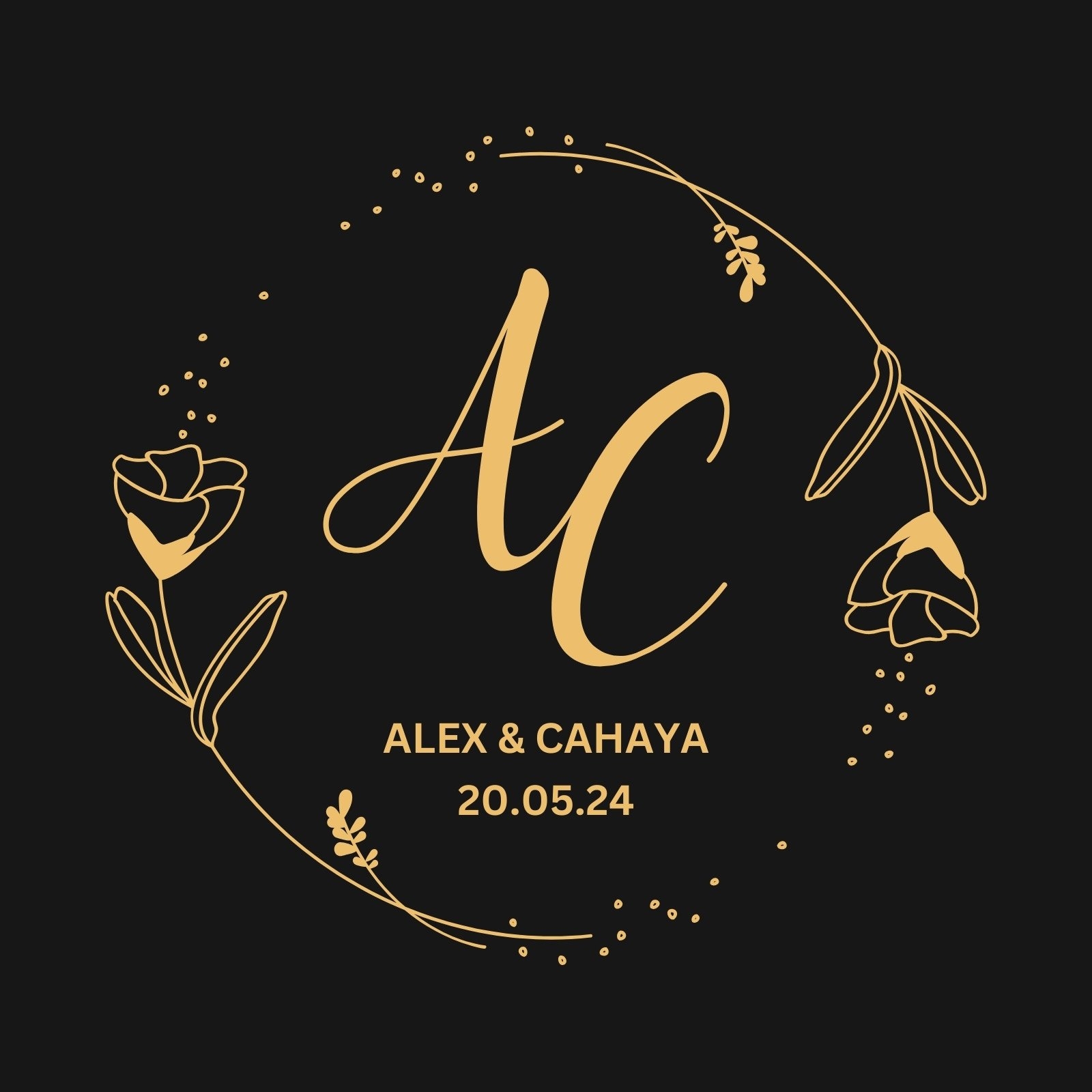 Free Printable Monogram Wedding Invitation Templates