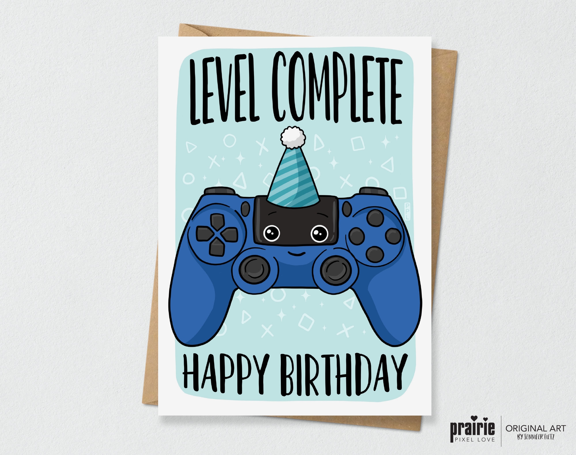 Gamer Birthday Card Funny Birthday Card Gamer Card PlayStation Card Controller Card Gamer Card Geeky Card Geeky Birthday
