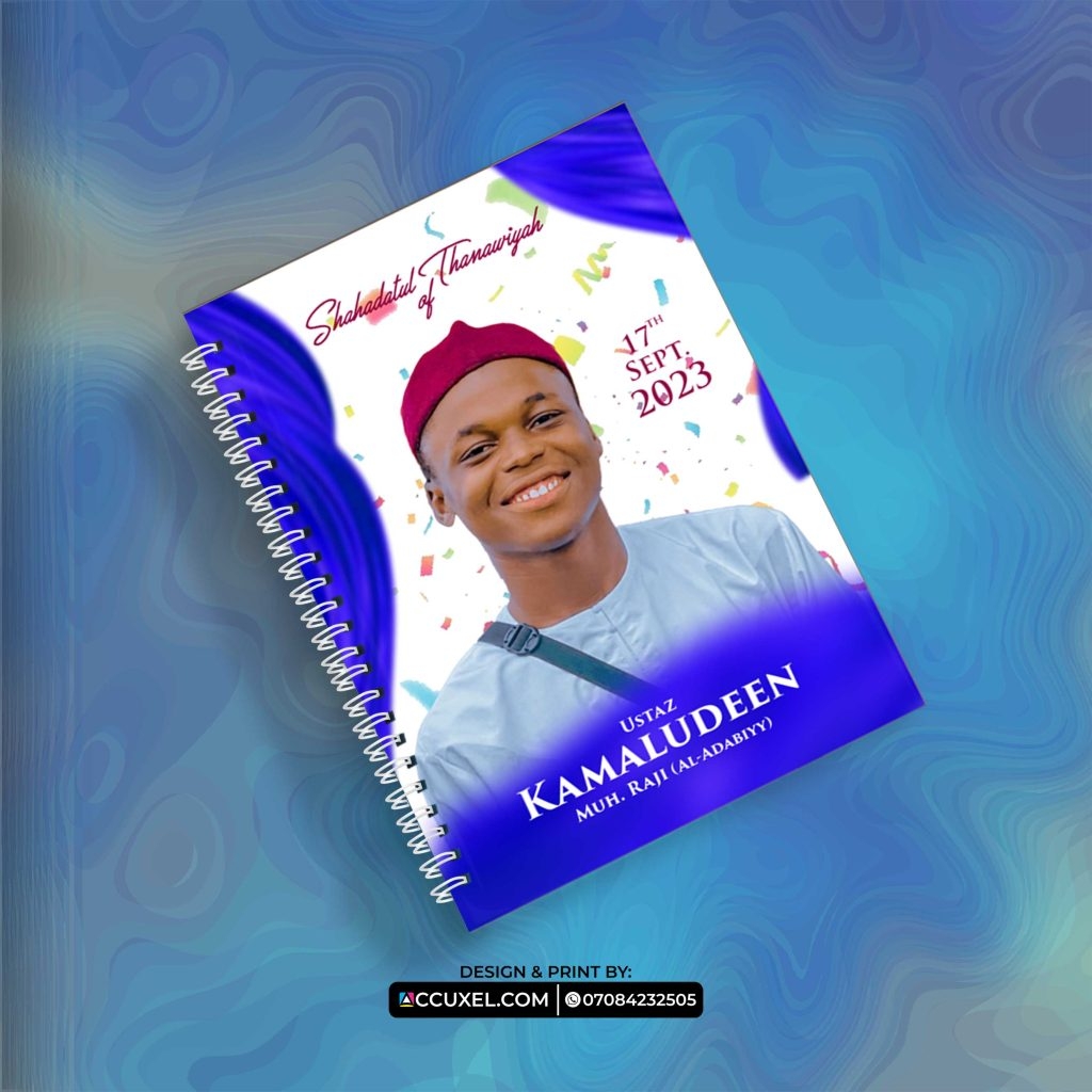 Get Walimat Graduation Jotter Design And Printing Design And Printing Company In Kwara State Nigeria