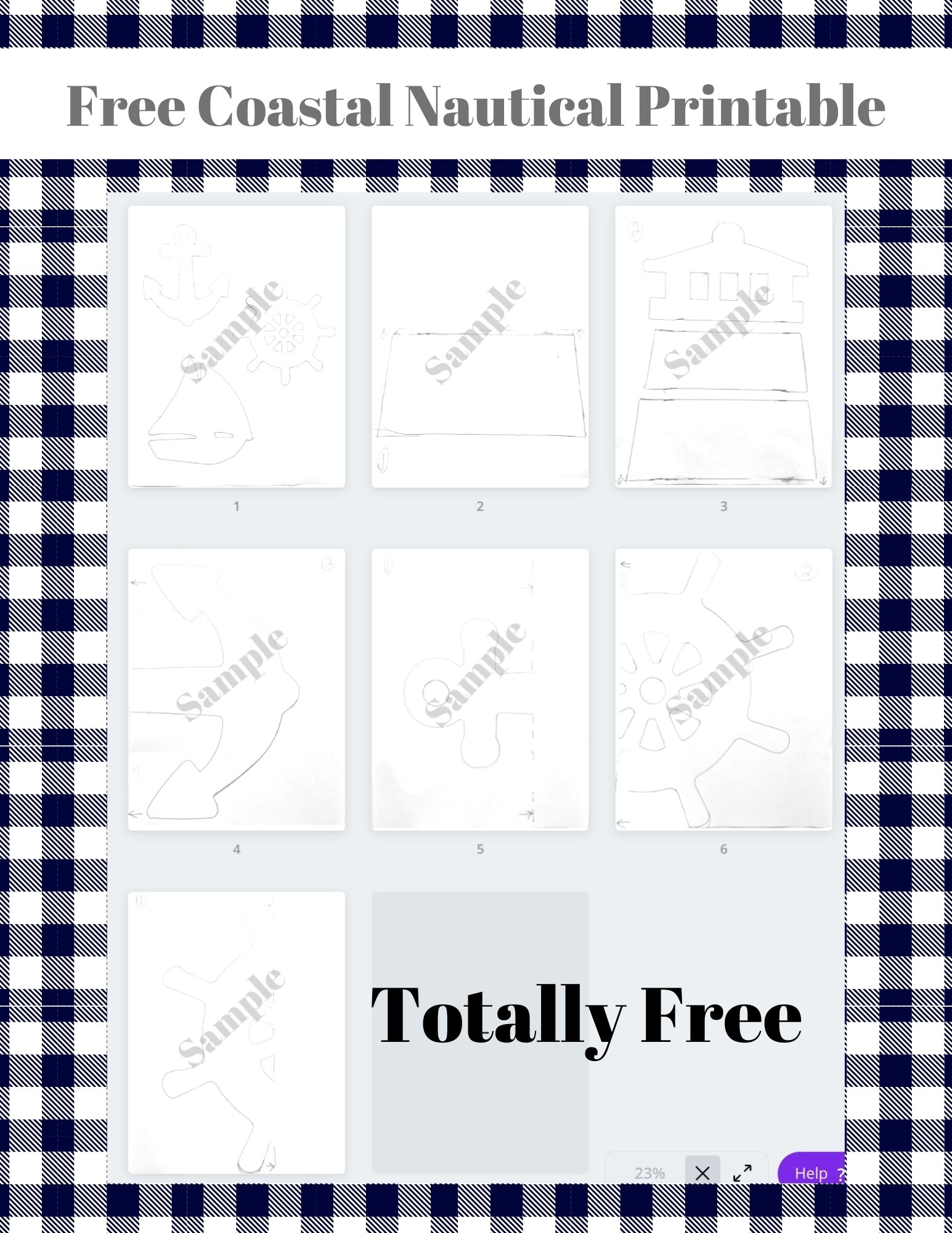 Get Your Nautical Coastal Free Printable Template NOW Get Your Nautical Coastal Free Printable Template NOW