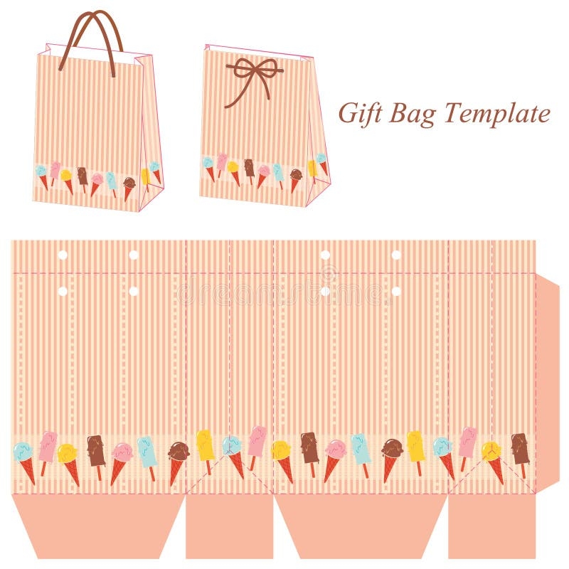Free Printable Paper Gift Bags Template