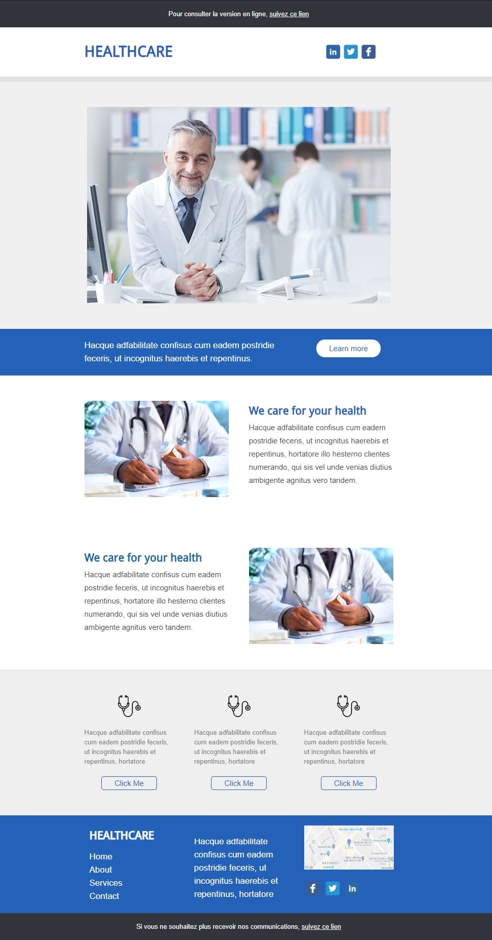 HealthCare Newsletter Template Free For Download