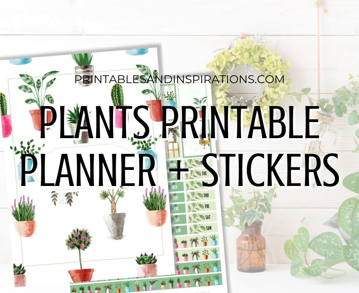 House Plants Planner Template Free Printable Printables And Inspirations House Plants Planner Template Free Printable Printables And Inspirations