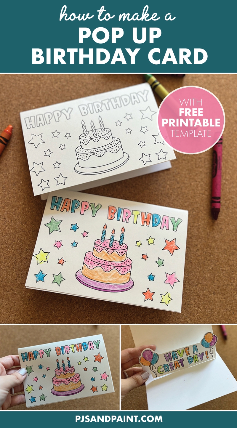 Free Printable Pop Up Card Template