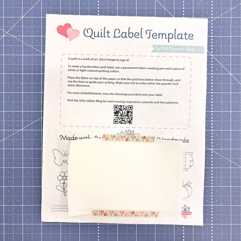 How To Make A Quilt Label Plus A Free Template The Jolly How To Make A Quilt Label Plus A Free Template The Jolly