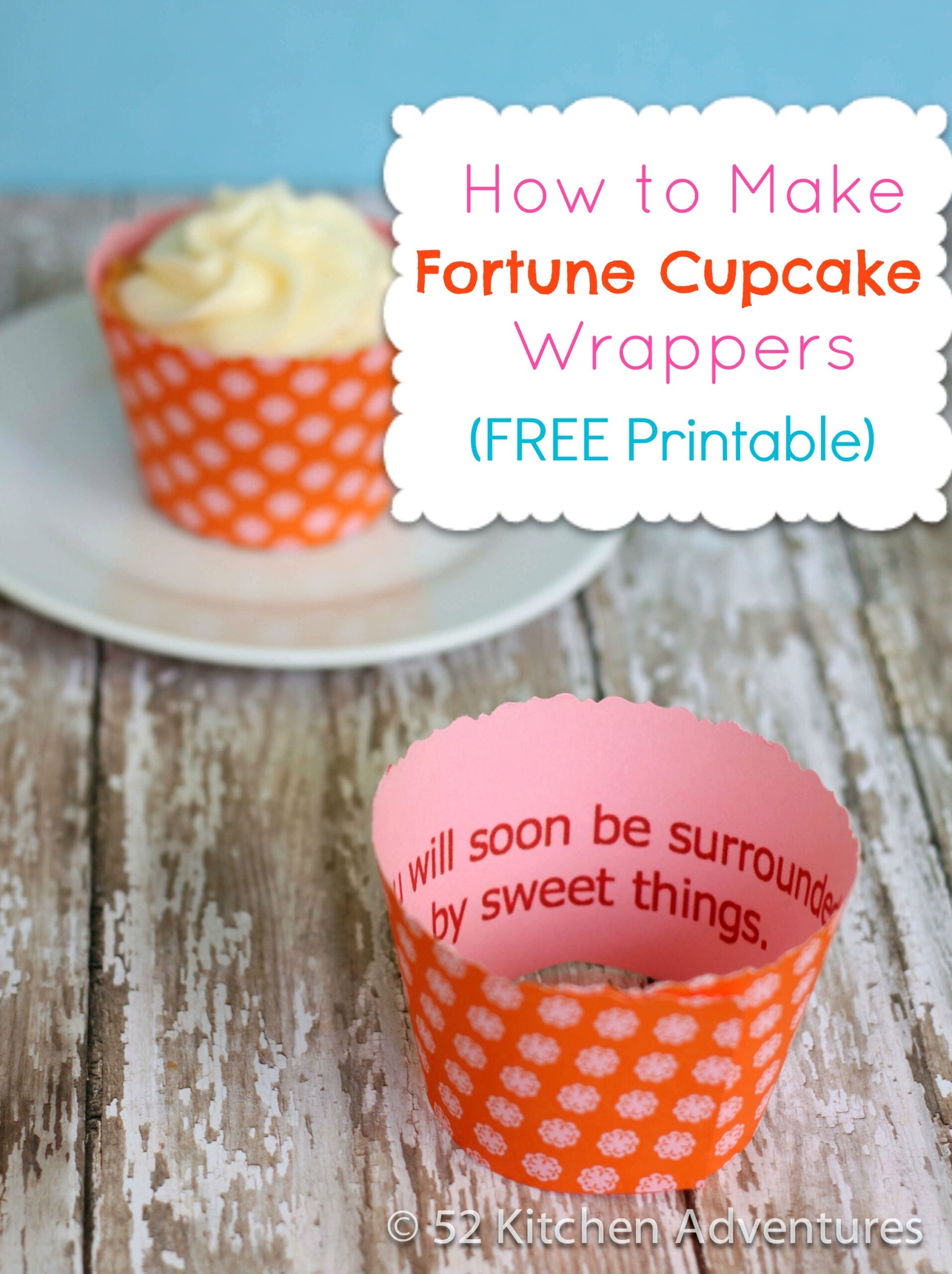 How To Make Fortune Cupcakes Free Printable 