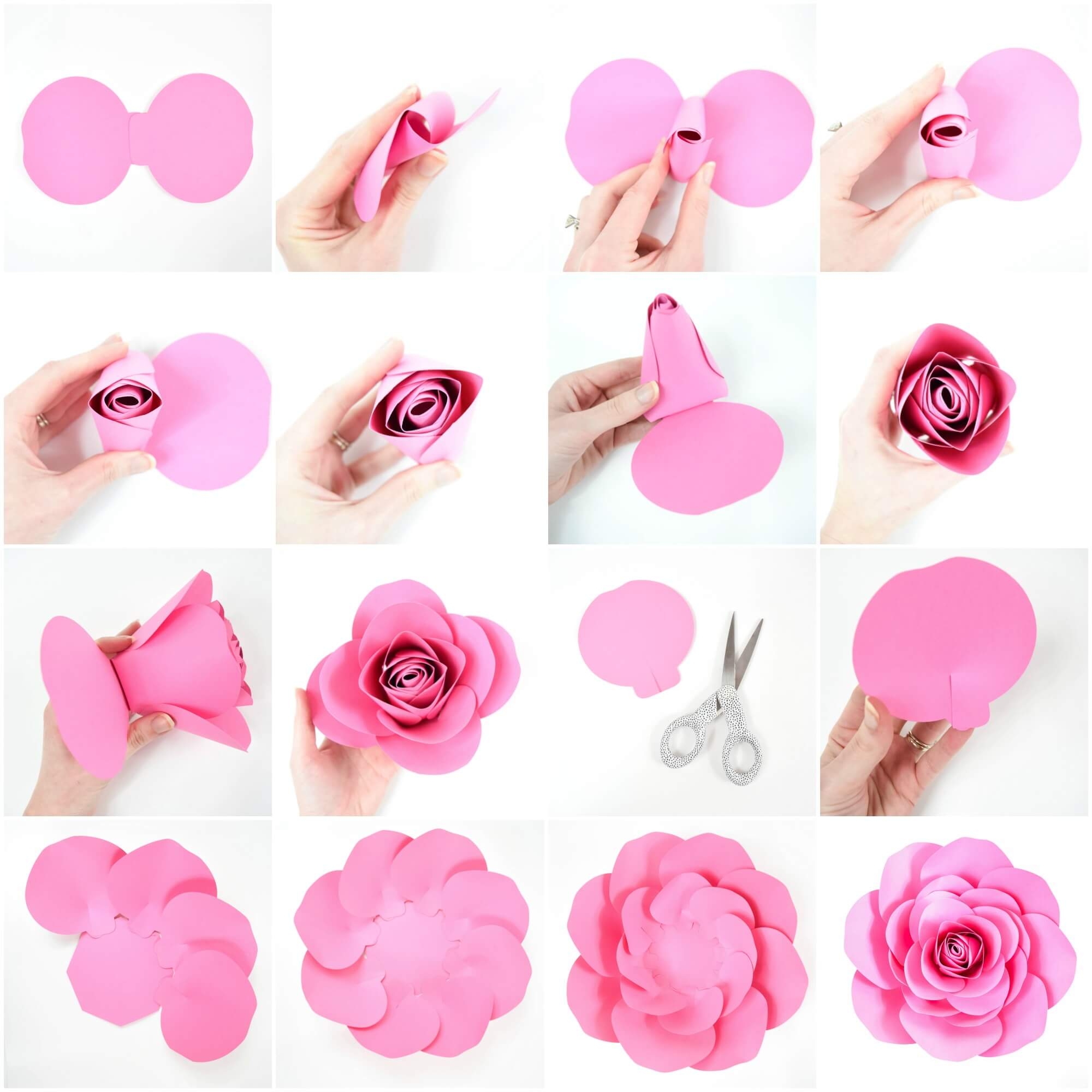 Free Printable Rose Flower Templates