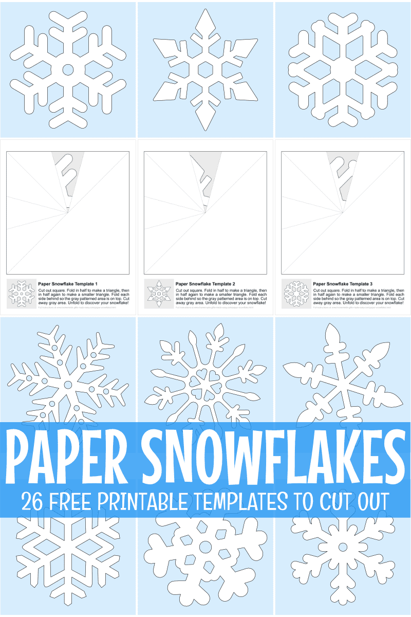 Free Printable Paper Snowflake Template