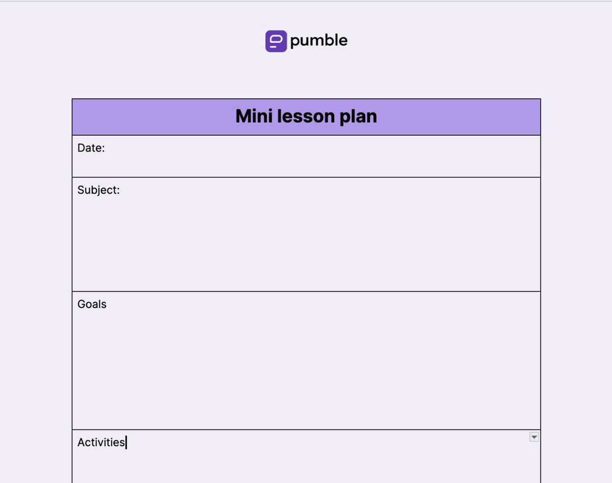 How To Write A Lesson Plan Template With Examples