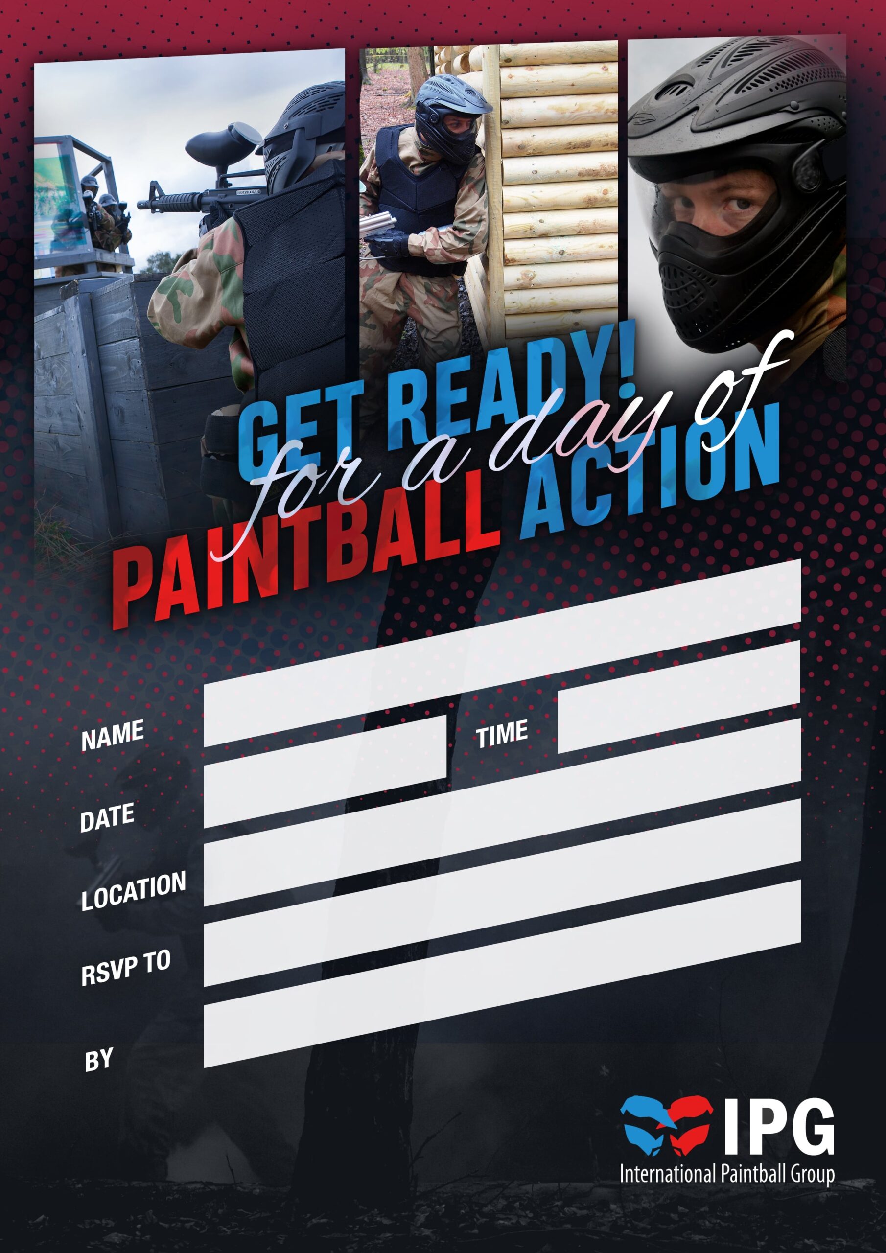 Free Printable Paintball Party Invitation Template Free Printable Paintball Party Invitation Template