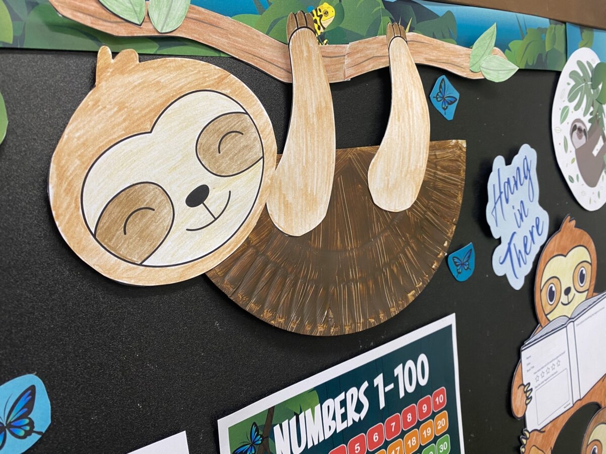 Free Printable Sloth Craft Template