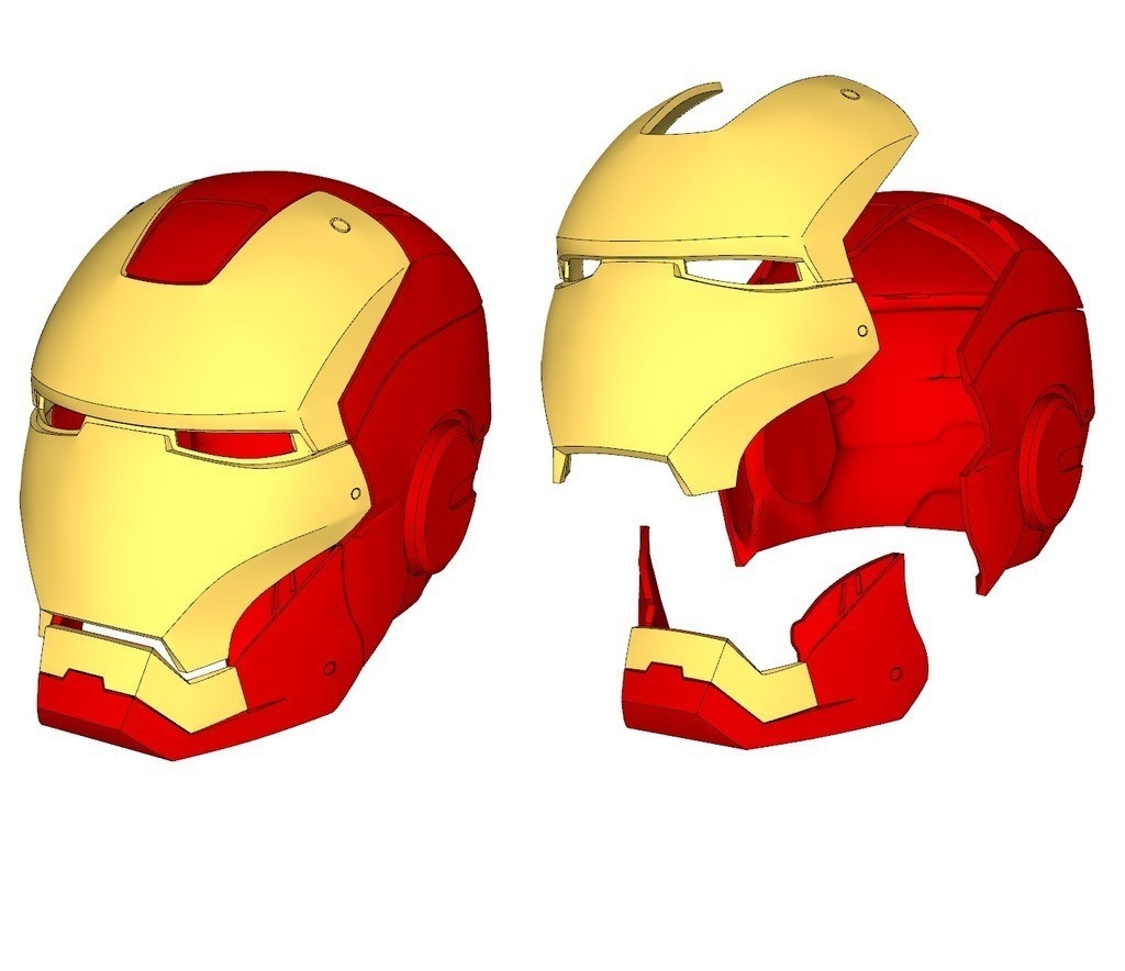 Free Printable Iron Man Mask Template