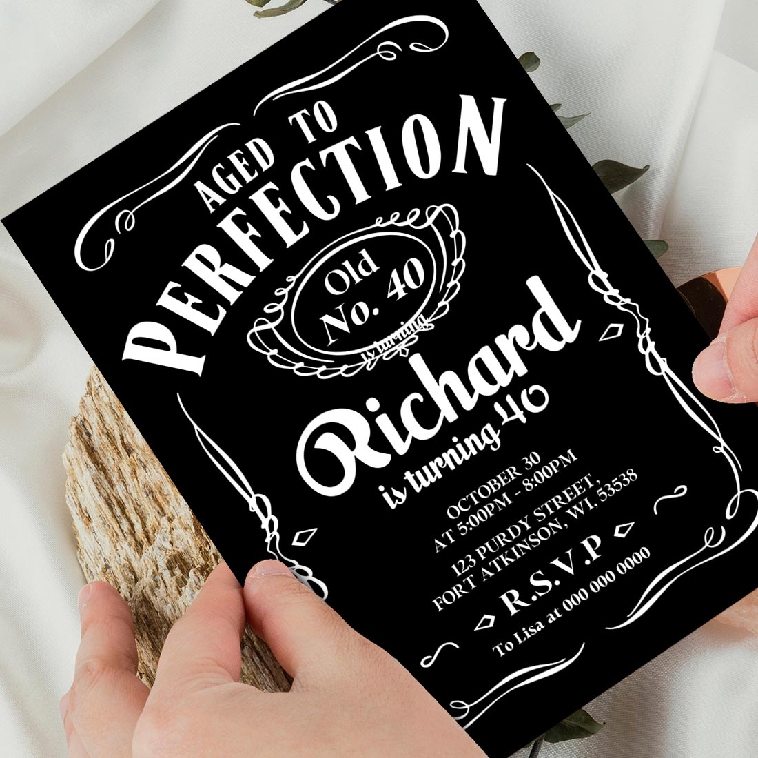 Free Printable Jack Daniels Invitation Template