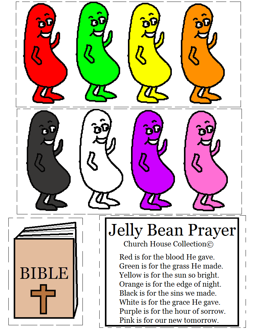 Free Printable Jelly Bean Template
