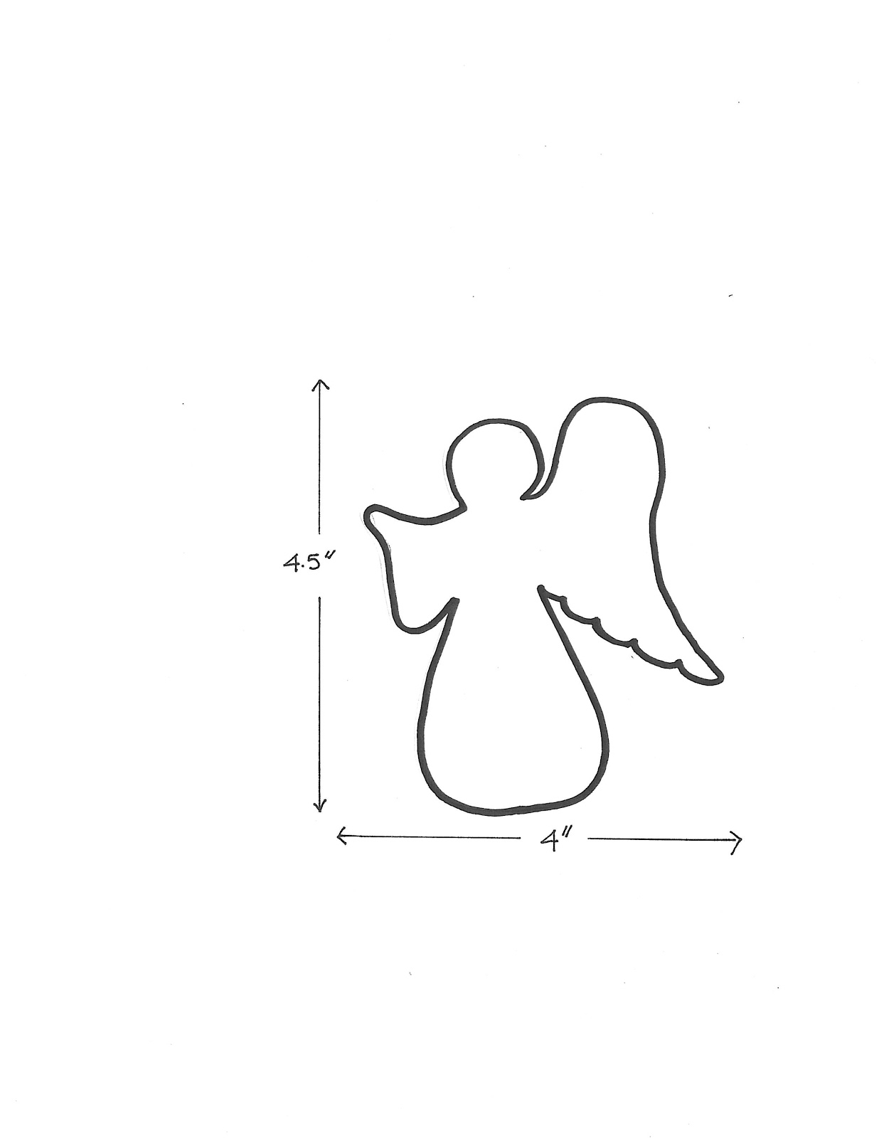 Free Printable Large Angel Templates