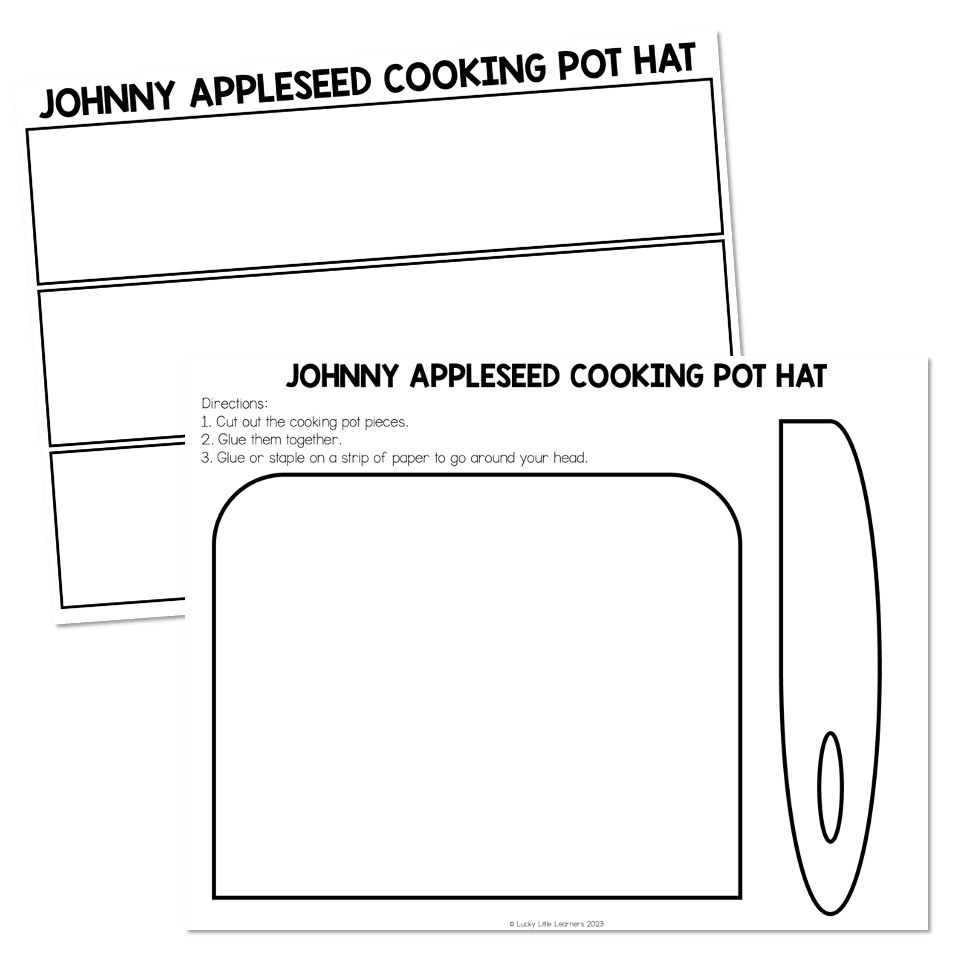 Johnny Appleseed Johnny Appleseed Hat Lucky Little Learners