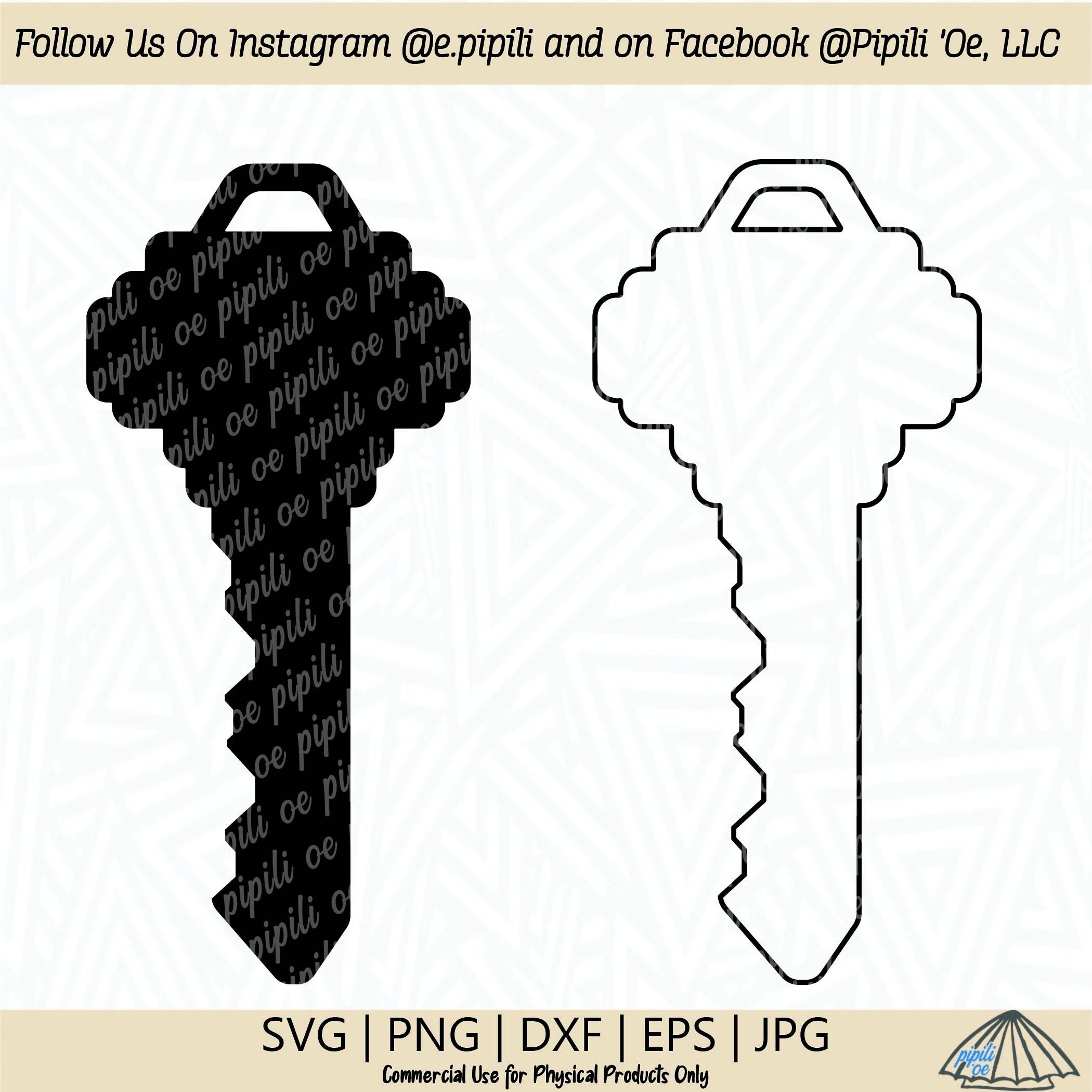 Key SVG House Key SVG Key Clip Art Digital Download Key 