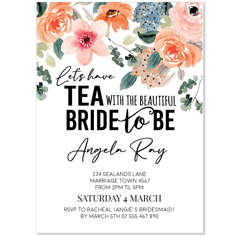 Free Printable Kitchen Tea Invitation Templates
