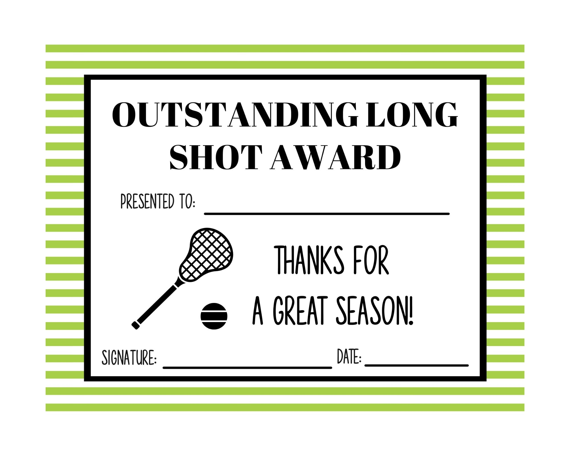 Lacrosse Award Certificates Etsy Lacrosse Award Certificates Etsy