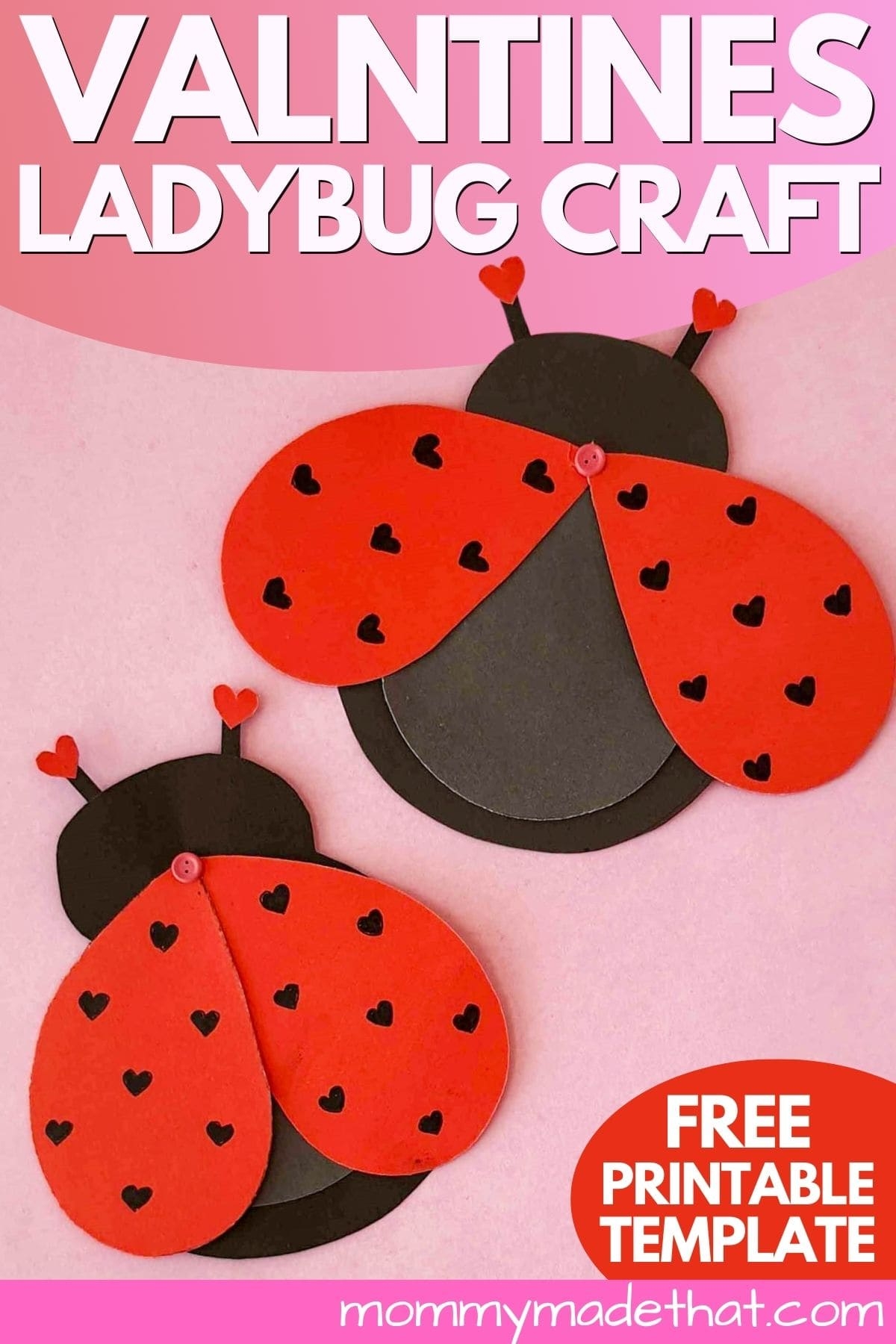 Free Printable Lady Bug Template