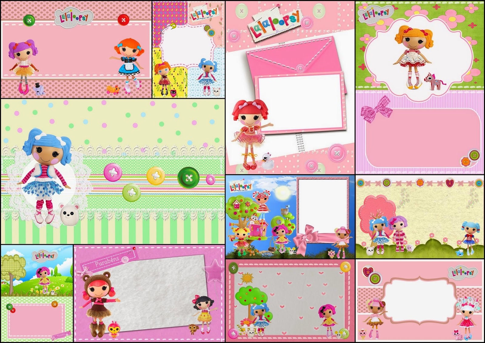 Free Printable Lalaloopsy Invitation Template