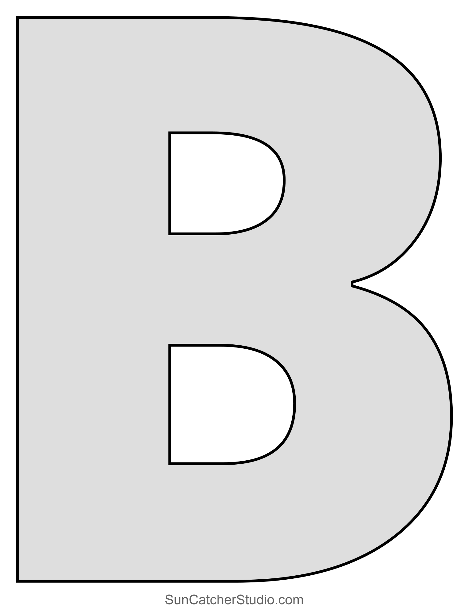 Large Letter Stencils Printable Alphabet Lettering Font Free Large Letter Stencils Printable Alphabet Lettering Font Free