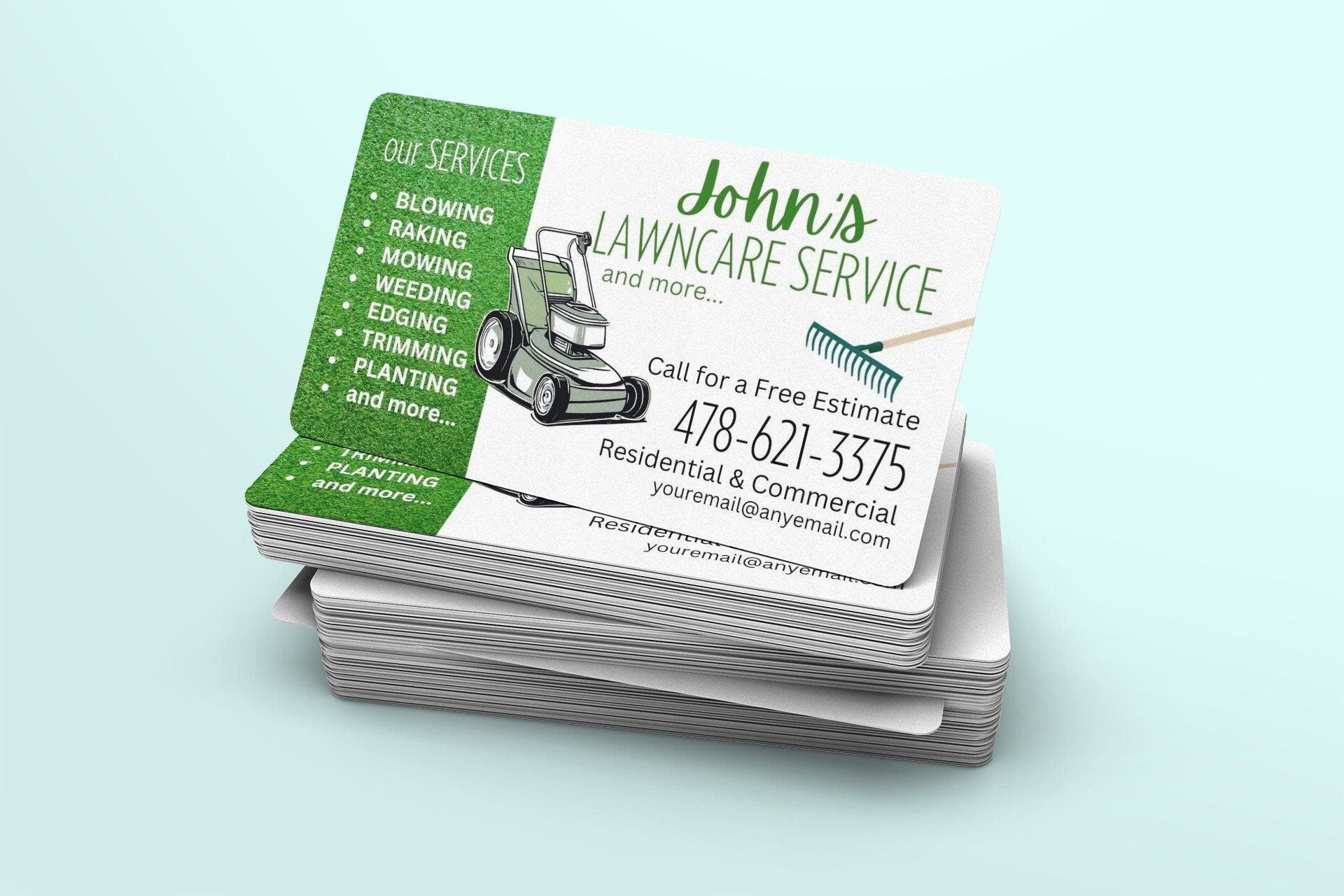 Lawn Service Business Card Template Instant Download Printable Editable Etsy Lawn Service Business Card Template Instant Download Printable Editable Etsy