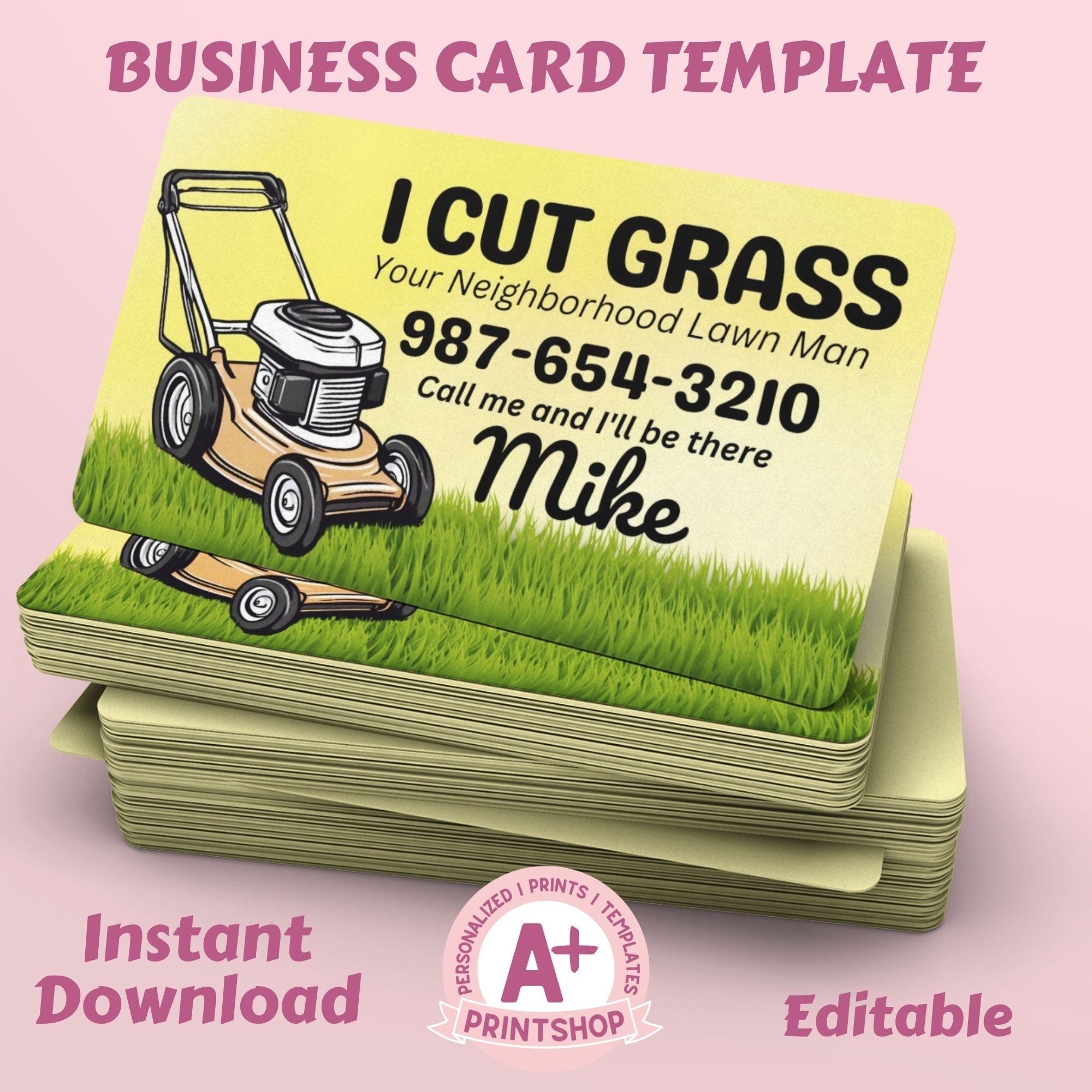 Lawncare Business Card Template Instant Download Printable Editable Fully Customizable Business Cards Template Etsy Lawncare Business Card Template Instant Download Printable Editable Fully Customizable Business Cards Template Etsy