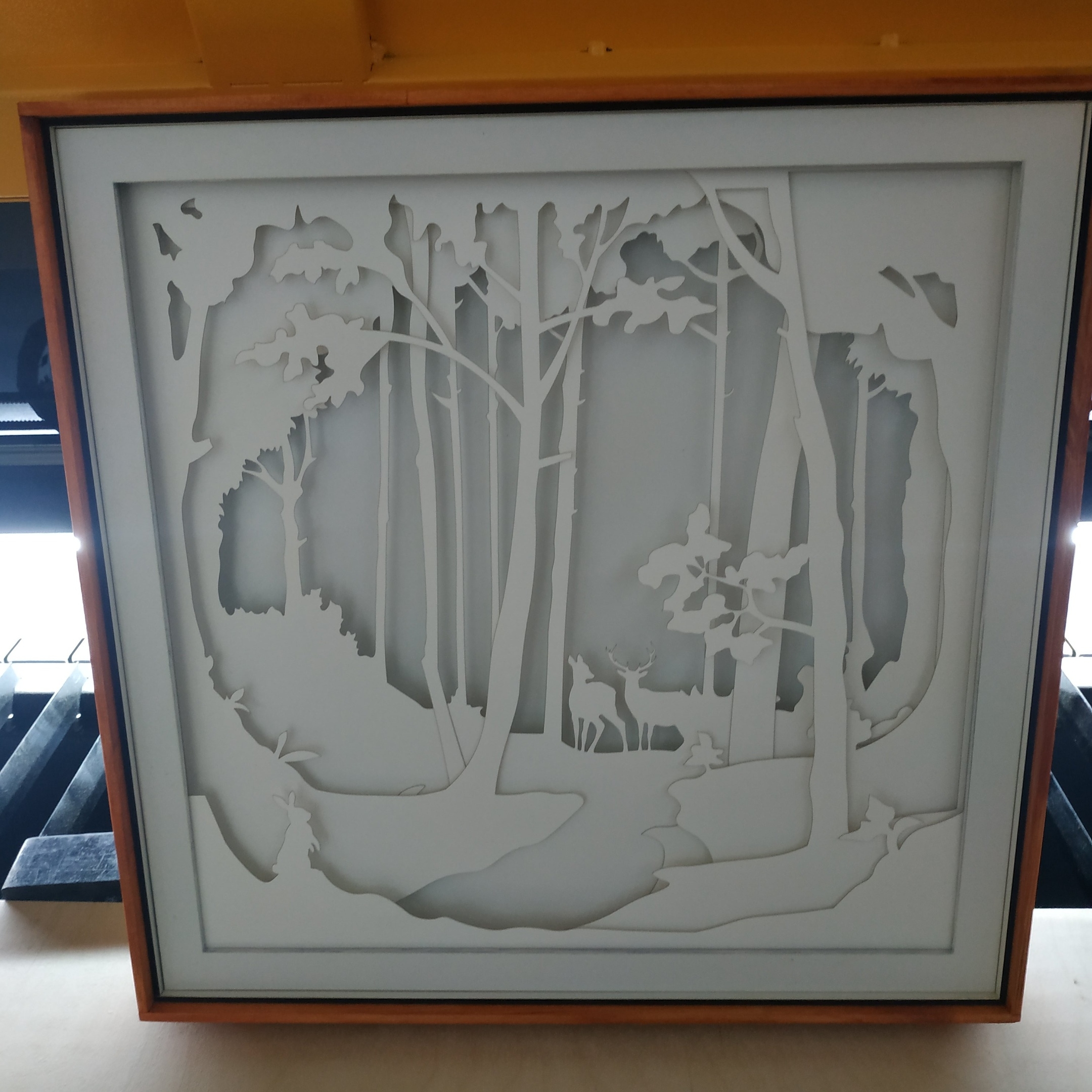 Layout Of Fairy Forest Animals Light Box Template Dezin info
